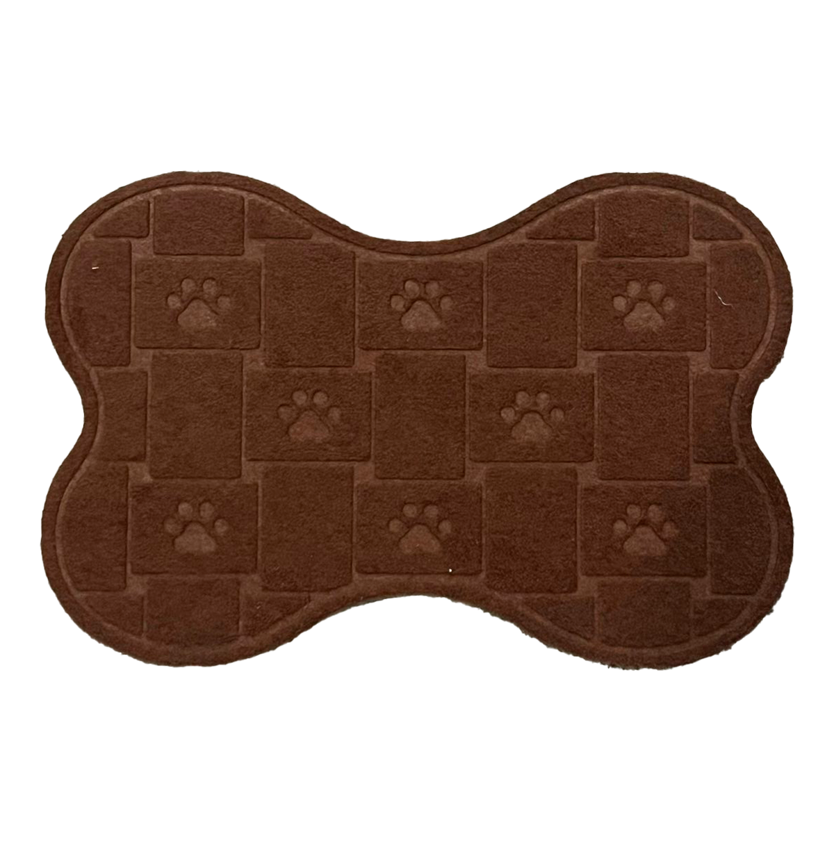 Capacho Entrada Pet Osso Marrom