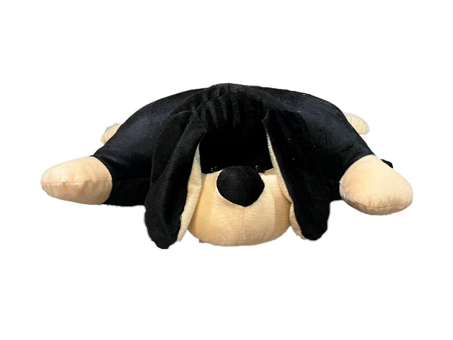 Travesseiro Infantil Cachorro Pelúcia Preto