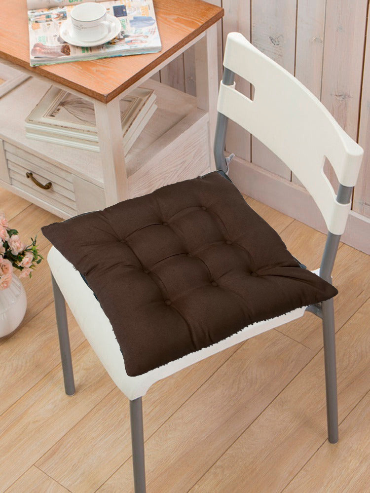 Almofada para Cadeira Futon Marrom Escuro