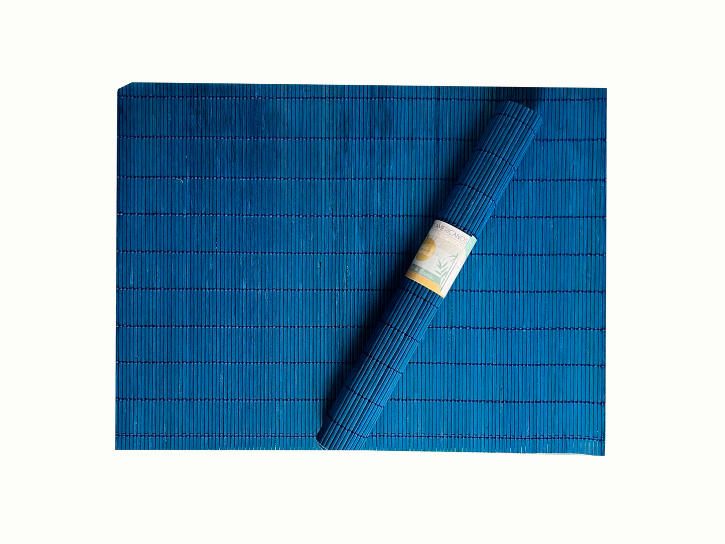 Lugar Americano Jinan Bambu 30x40cm Azul
