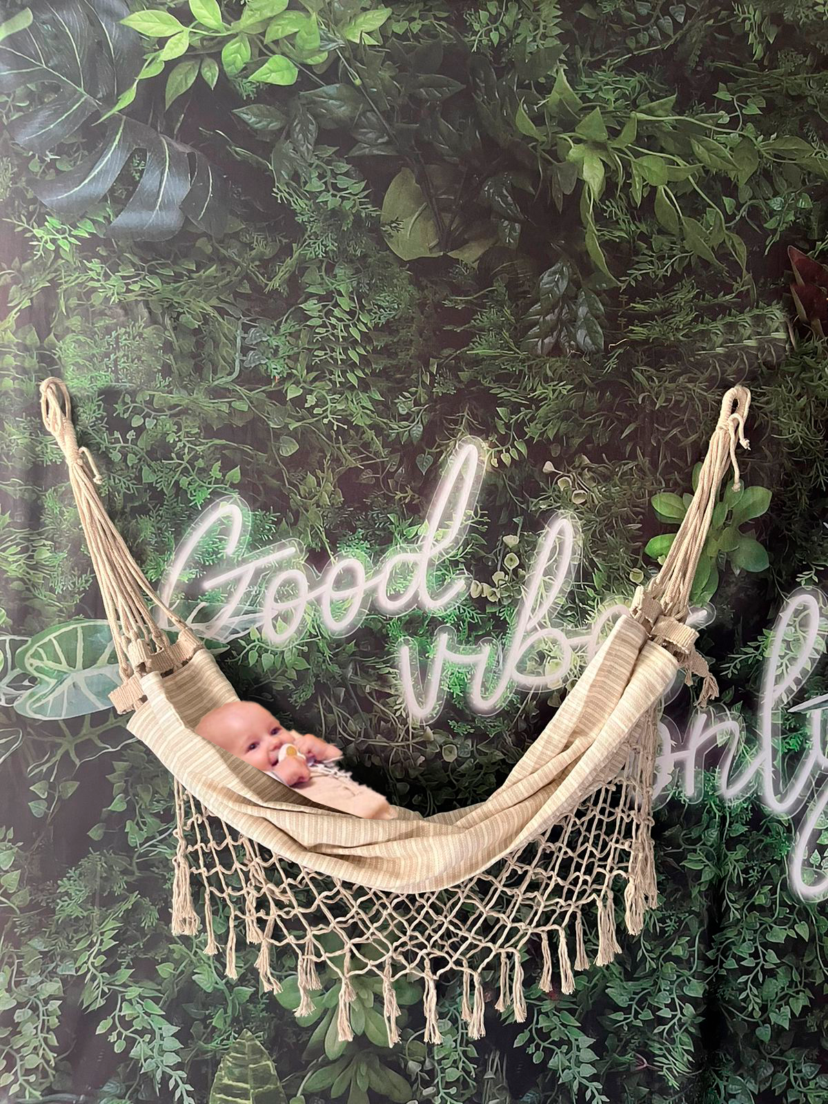 Rede Infantil para Bebês / Rede para Pets Bege