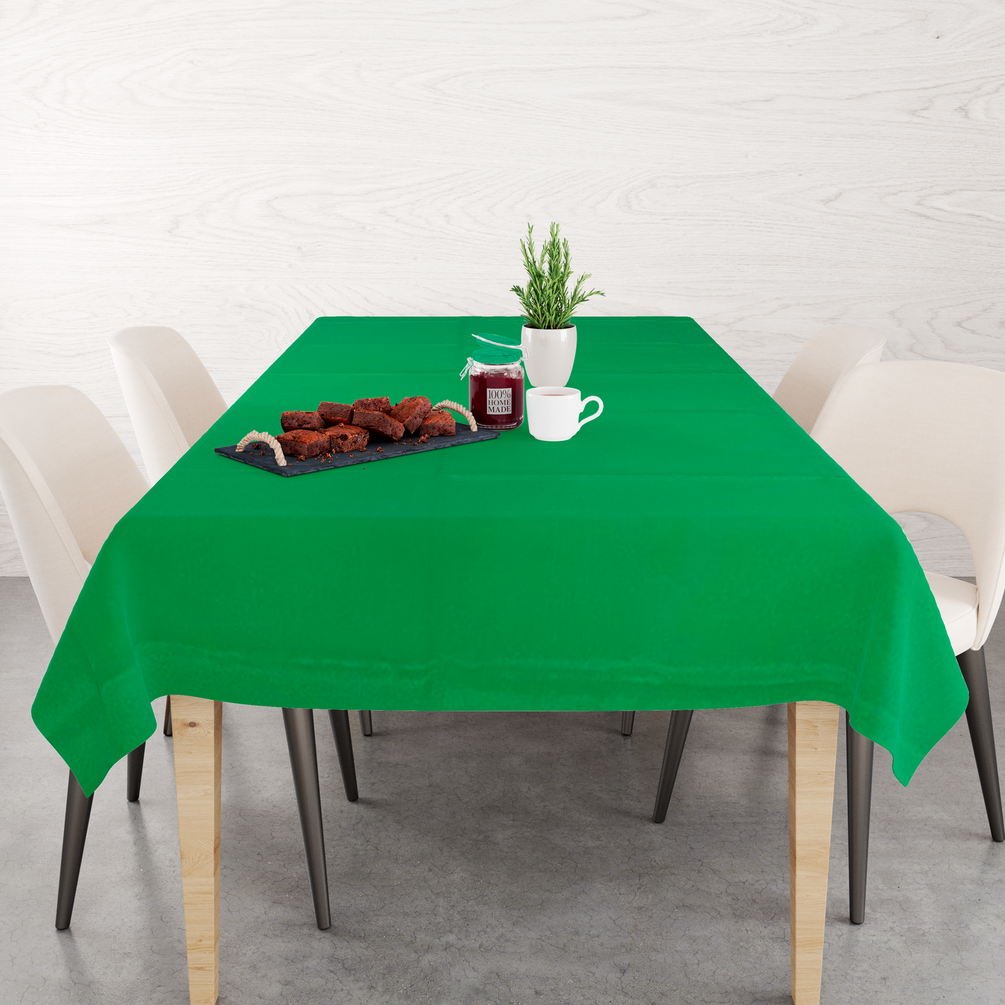 Toalha de Mesa Oxford Verde Lisa 1,5mx1,5m