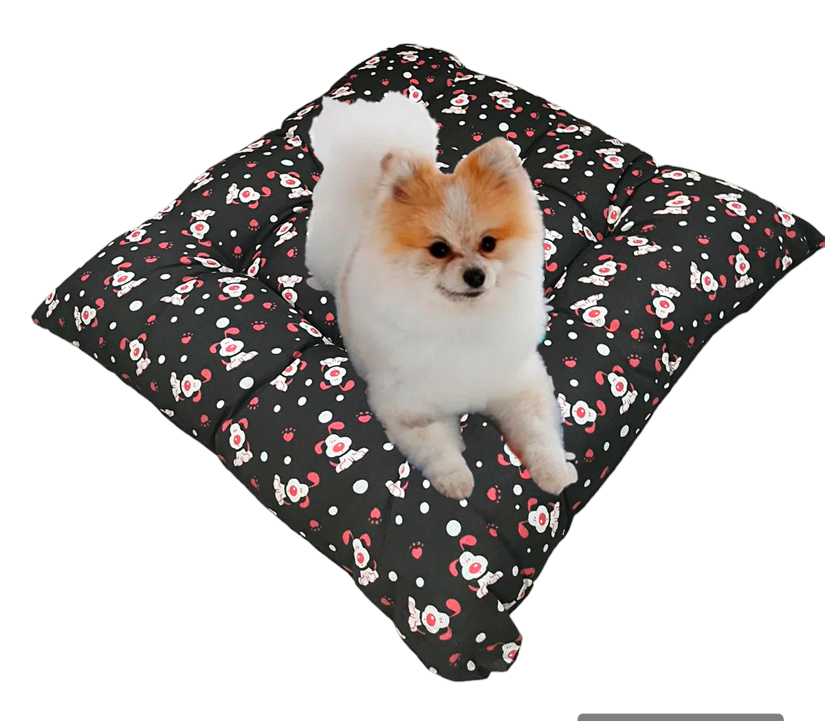 Almofada Cama Pet Cachorrinhos Preto