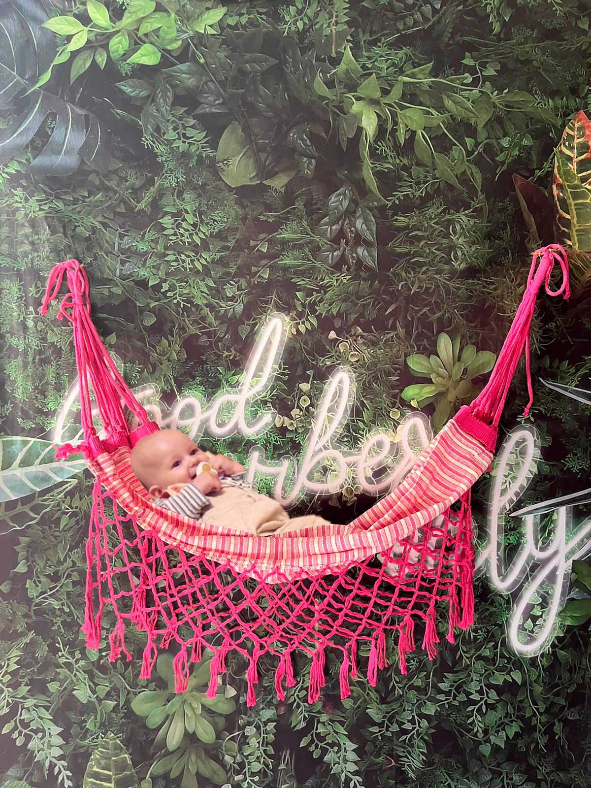 Rede Infantil para Bebês / Rede para Pets Rosa