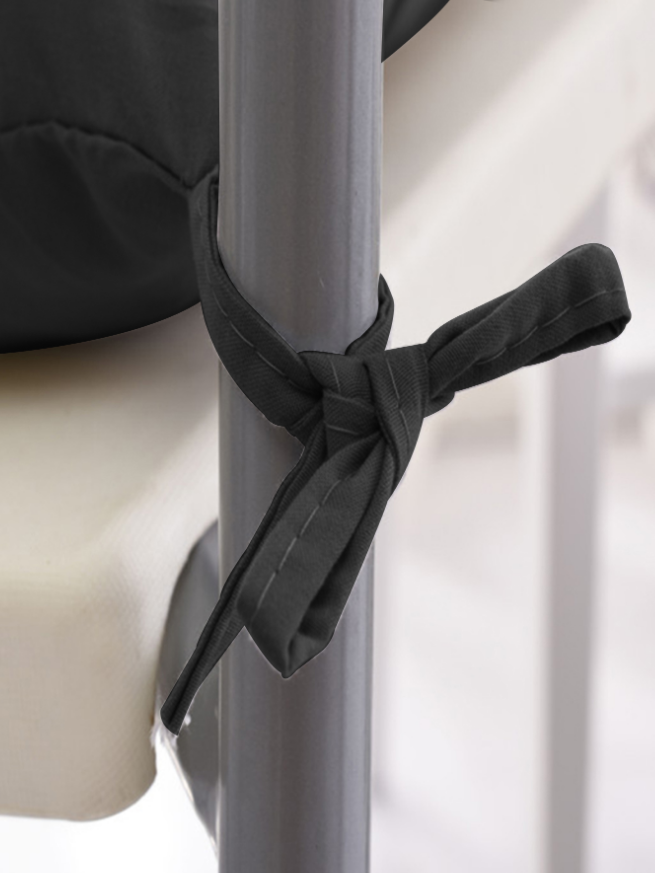 Almofada para Cadeira Futon Preta