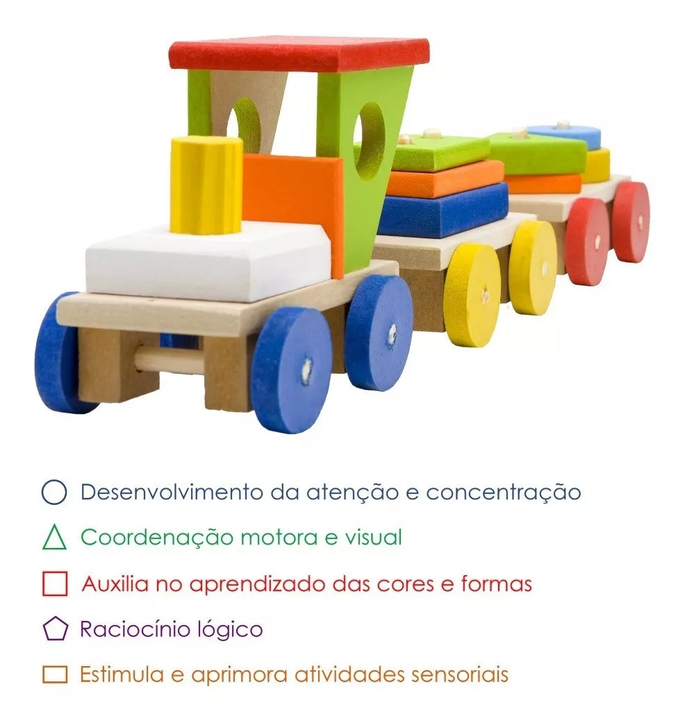 Trenzinho Articulado Educativo