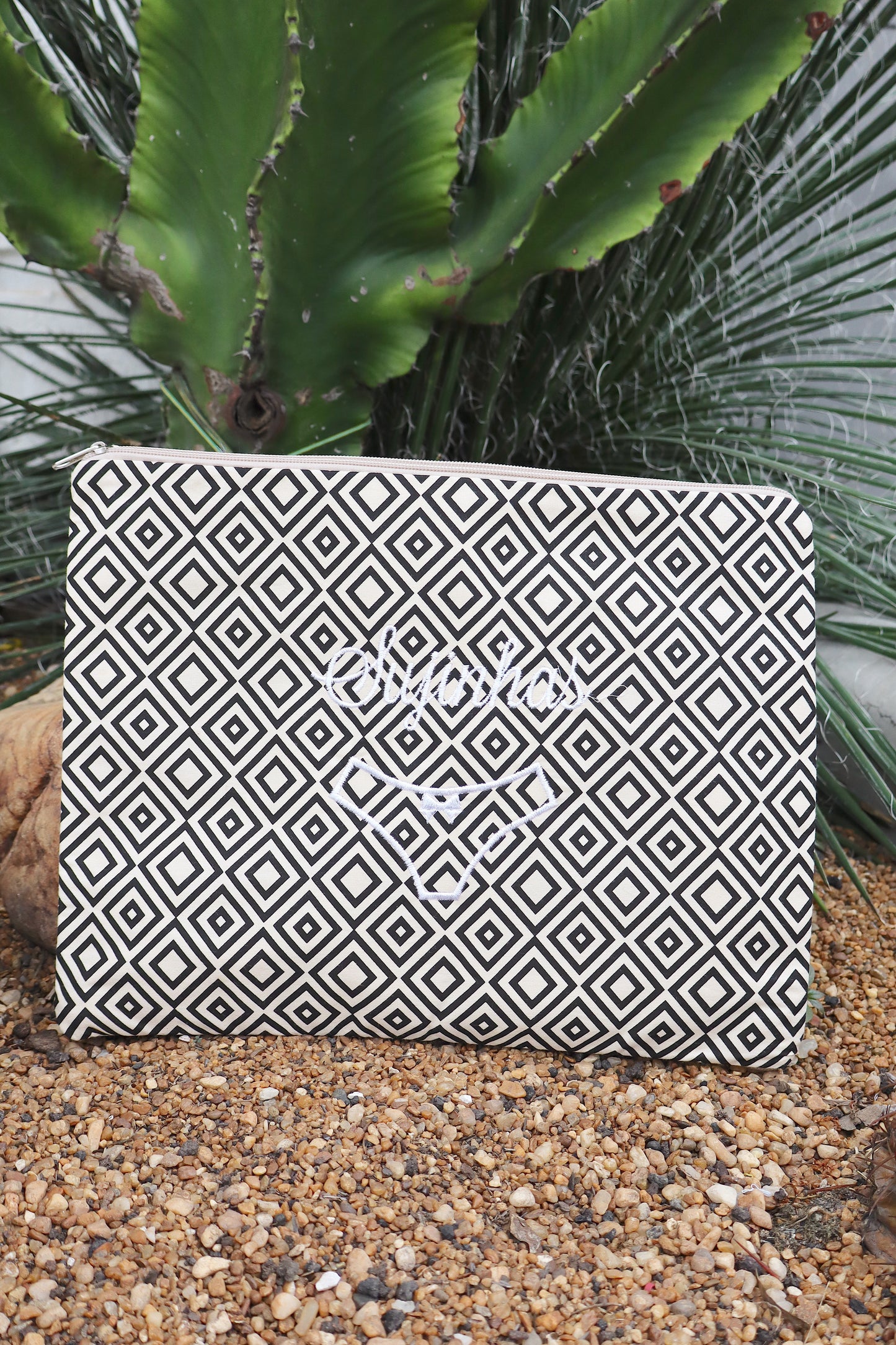 Necessaire Porta Calcinha Limpinha Sujinha G Losango