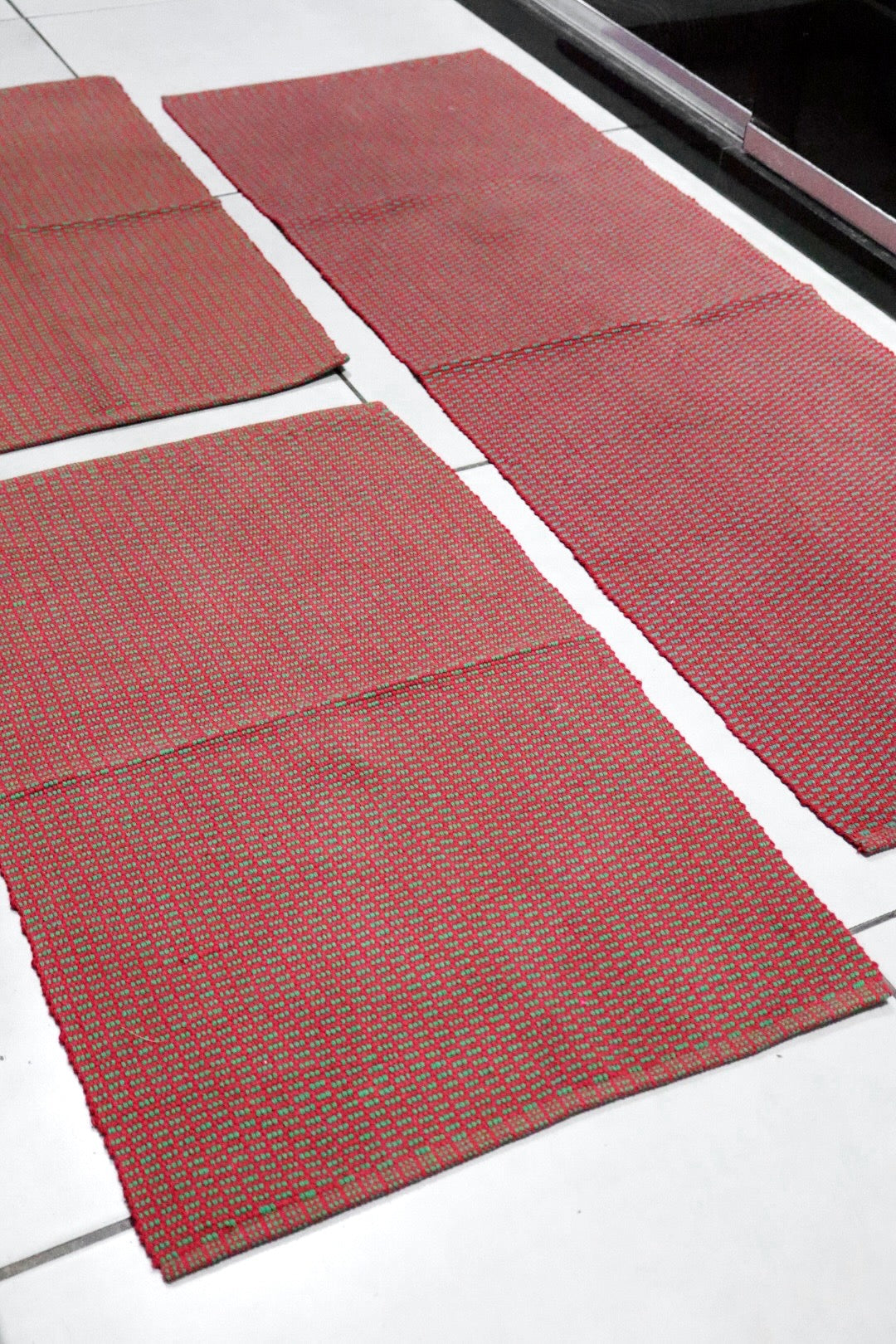 Jogo de Passadeira Linha Vermelho e Verde Natal