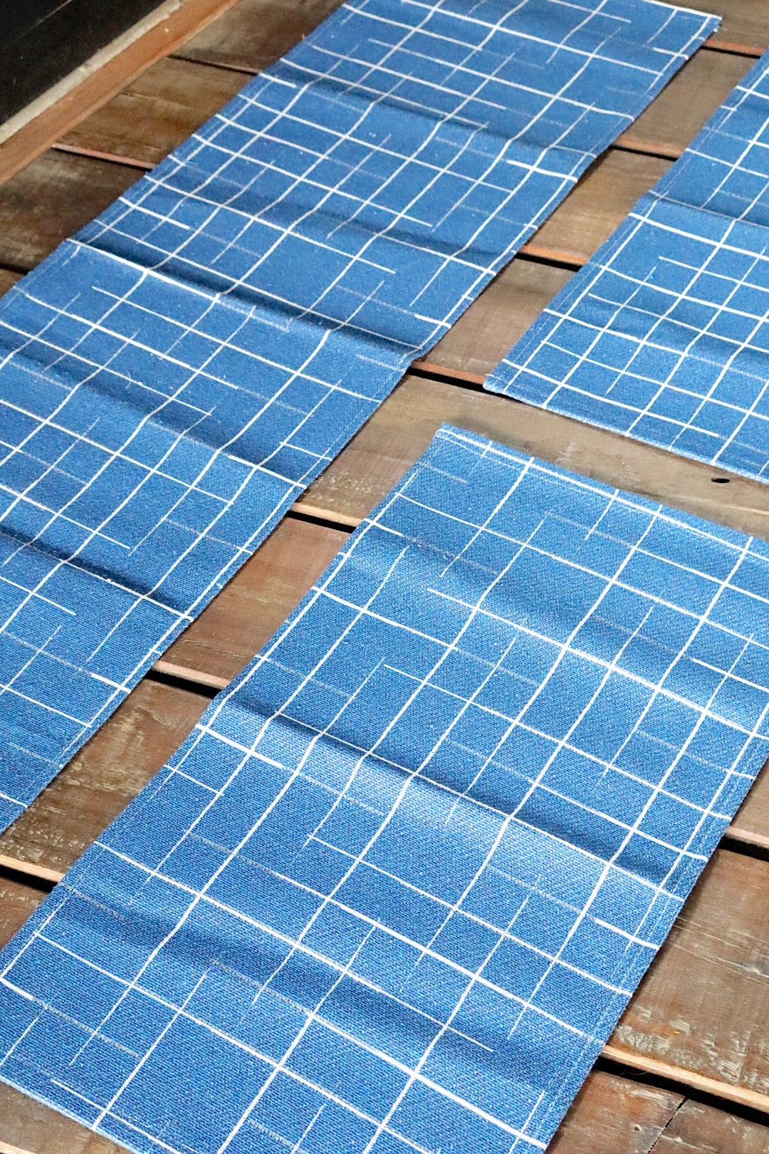 Jogo de Passadeira Emborrachado Napoli Azul