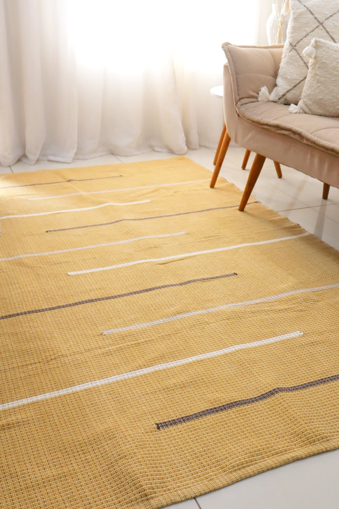 Tapete em Linha Capri Amarelo 1,50x2,00m