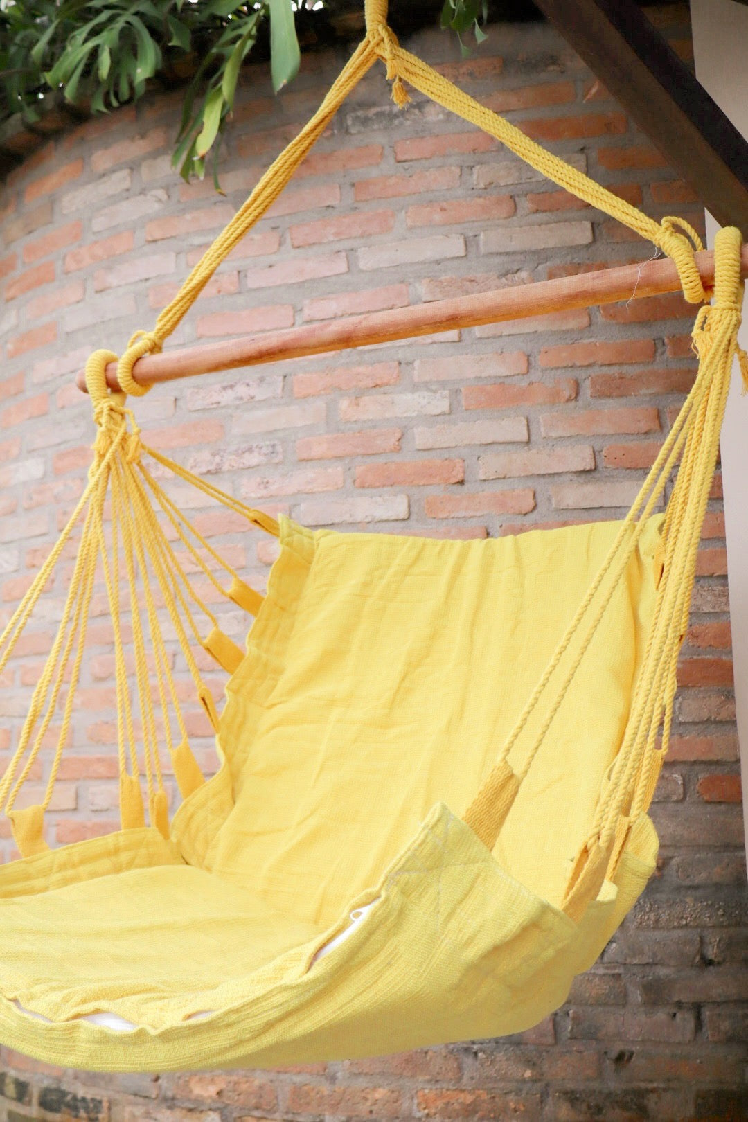 Rede Cadeira De Balanço Comum Amarela