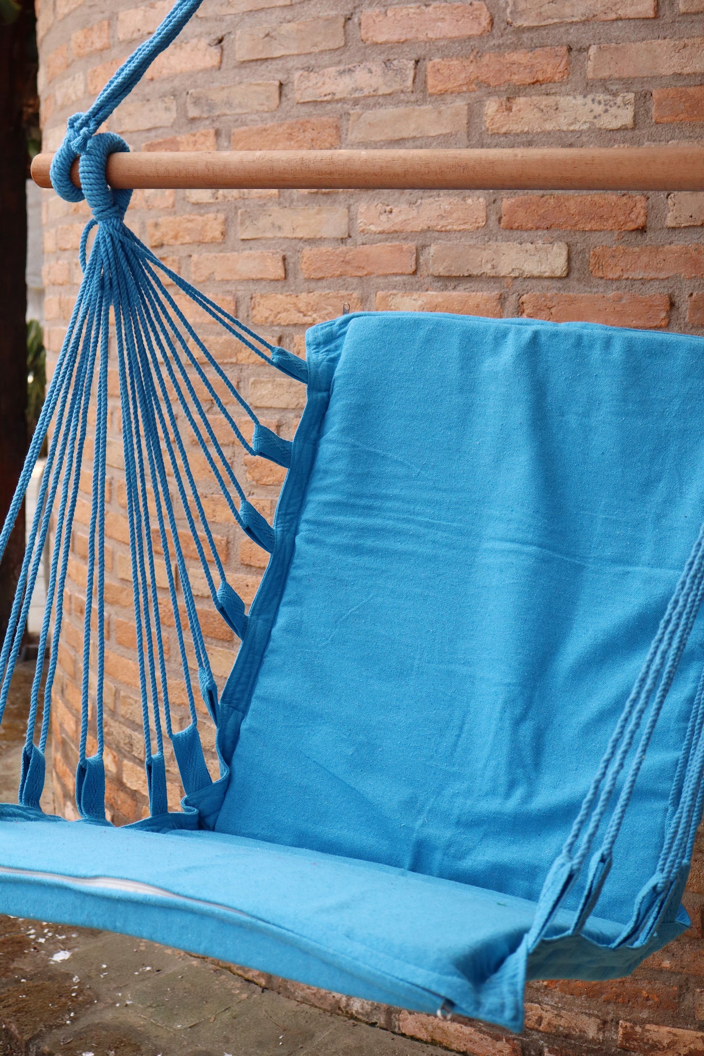 Rede Cadeira De Balanço Comum Azul Clara