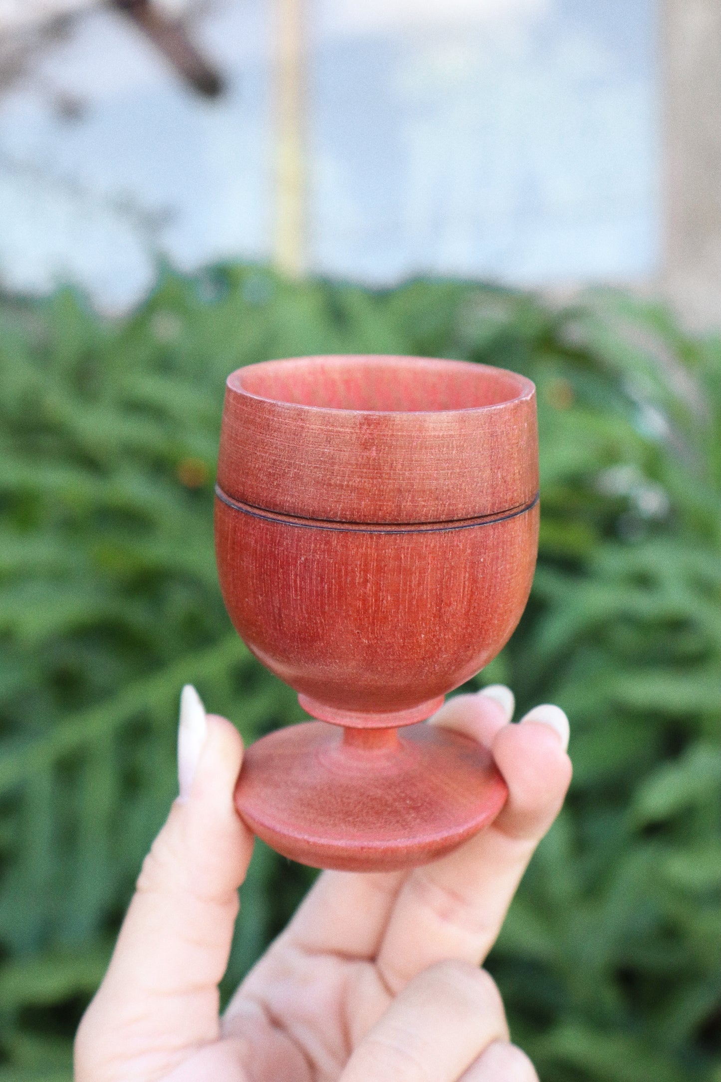 Mini Taça de Madeira 7cm