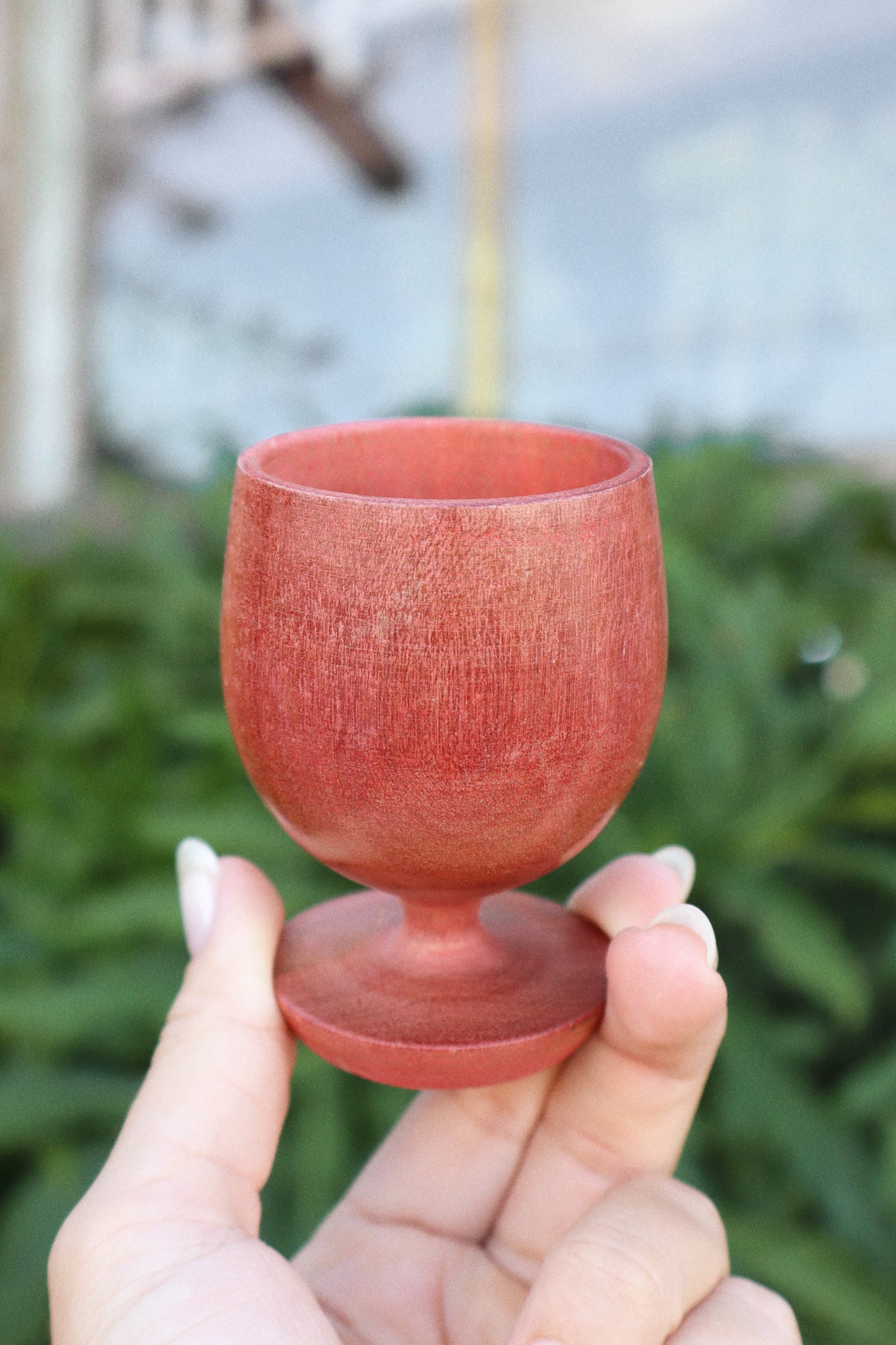 Mini Taça de Madeira 7cm
