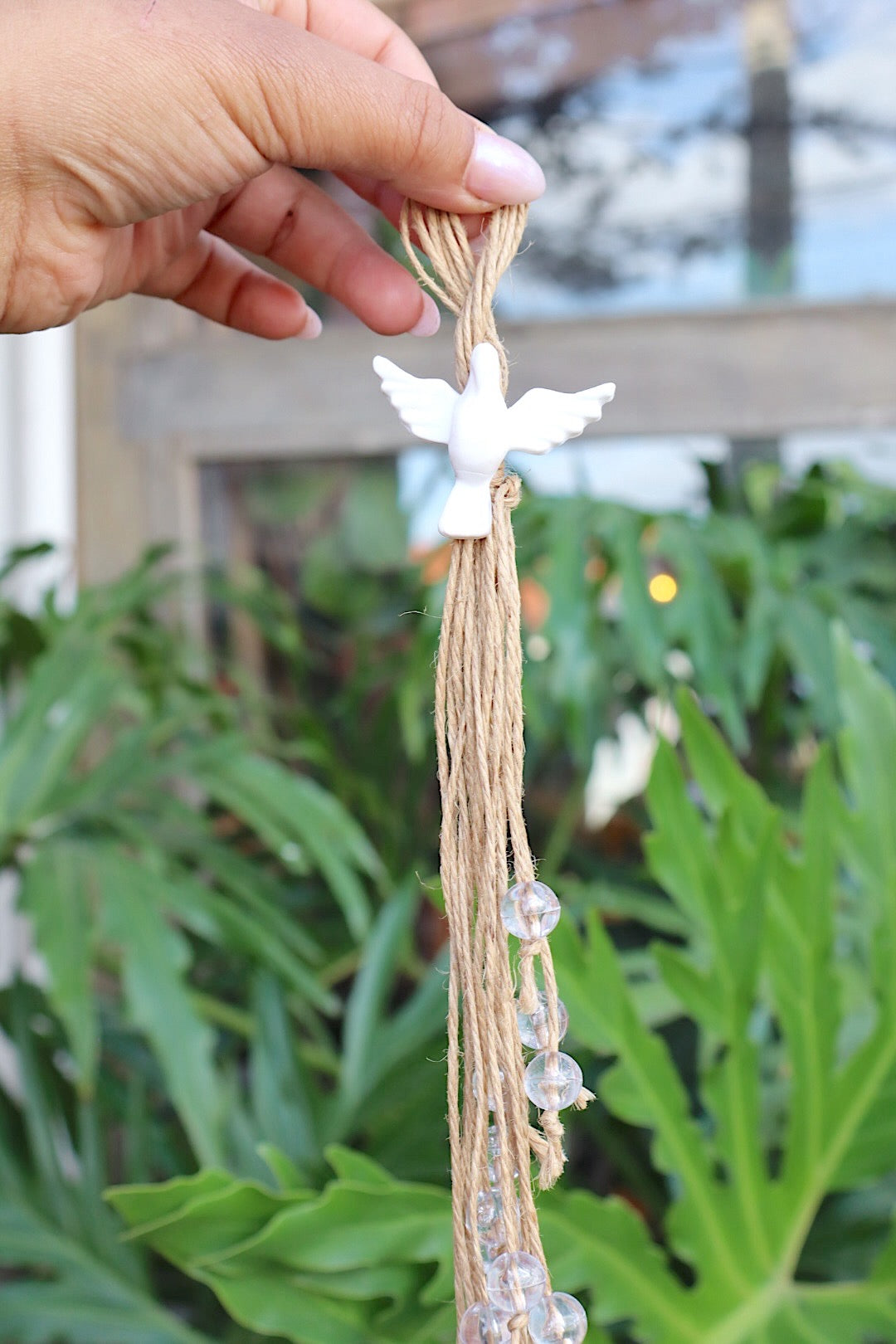 Divino Espírito Santo Juta e Pérola Para Decoração