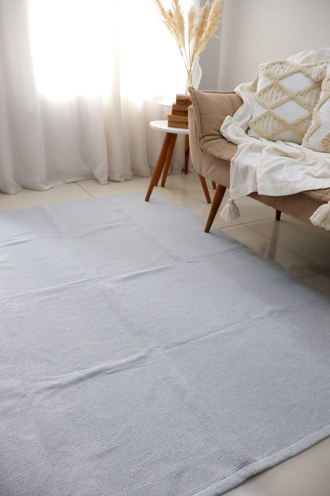 Tapete em Linha Liso Cinza 1,50x2,00m