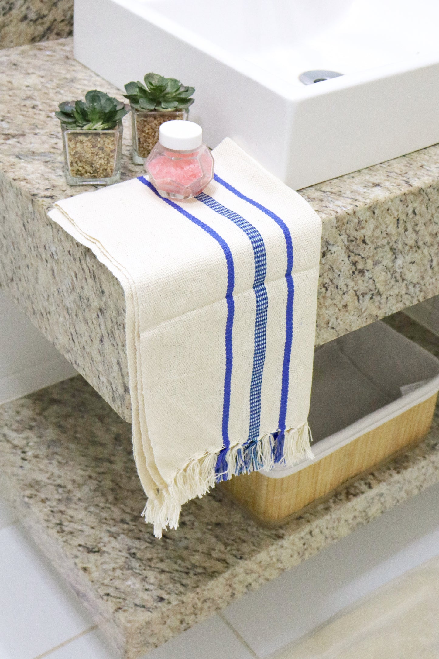 Toalhinha Lavabo Linha Azul
