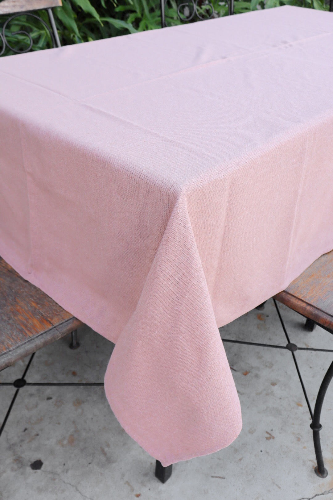 Toalha de Mesa Algodão Nude Lisa 1,5mx3,0m