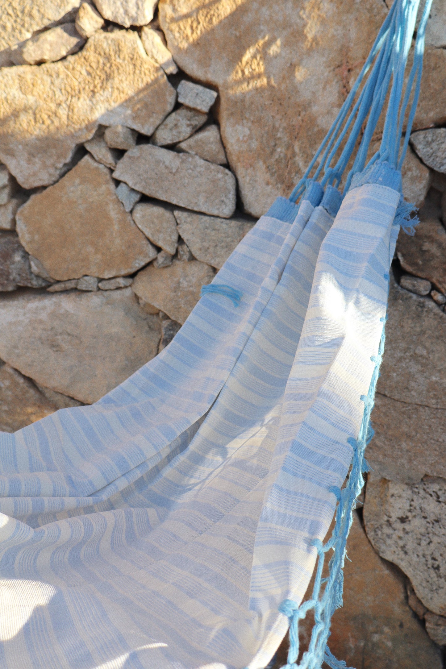 Rede Infantil para Bebês / Rede para Pets Azul Listrada