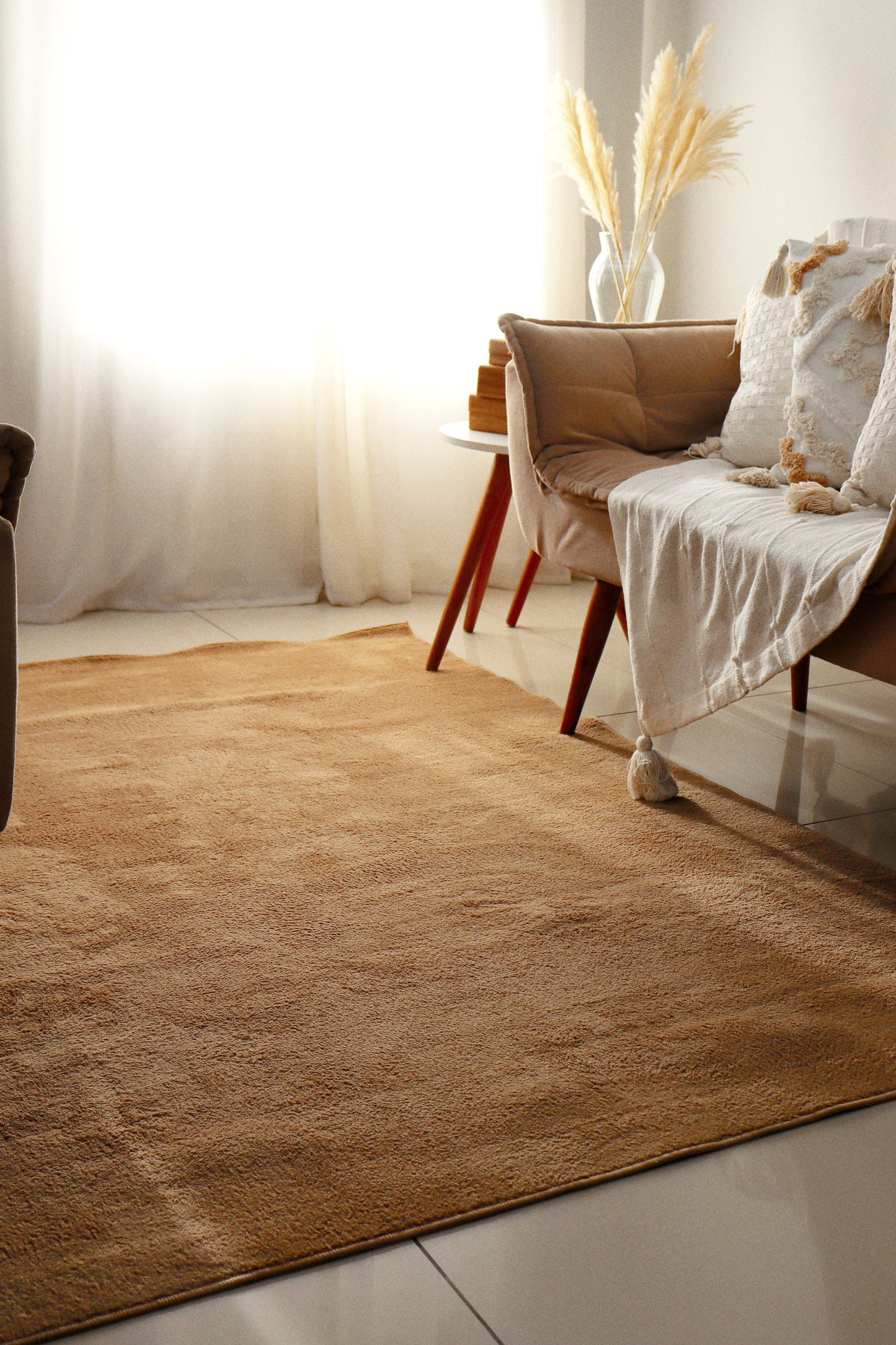 Tapete Vip Liso Bege 1,40X2,00m