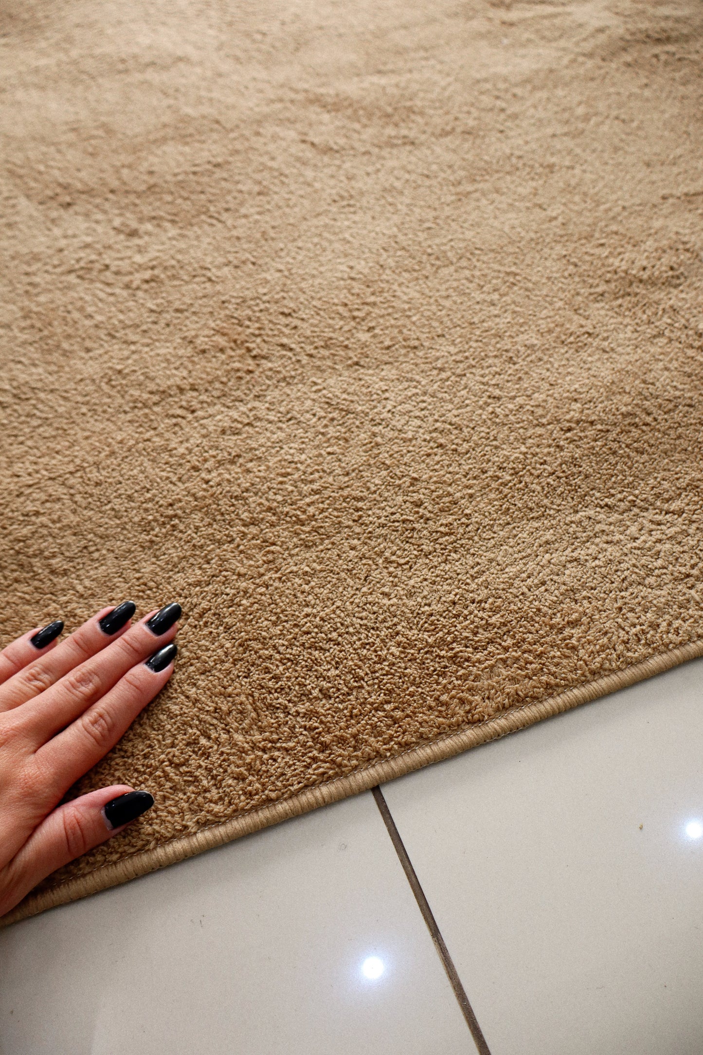 Tapete Vip Liso Bege 1,40X2,00m