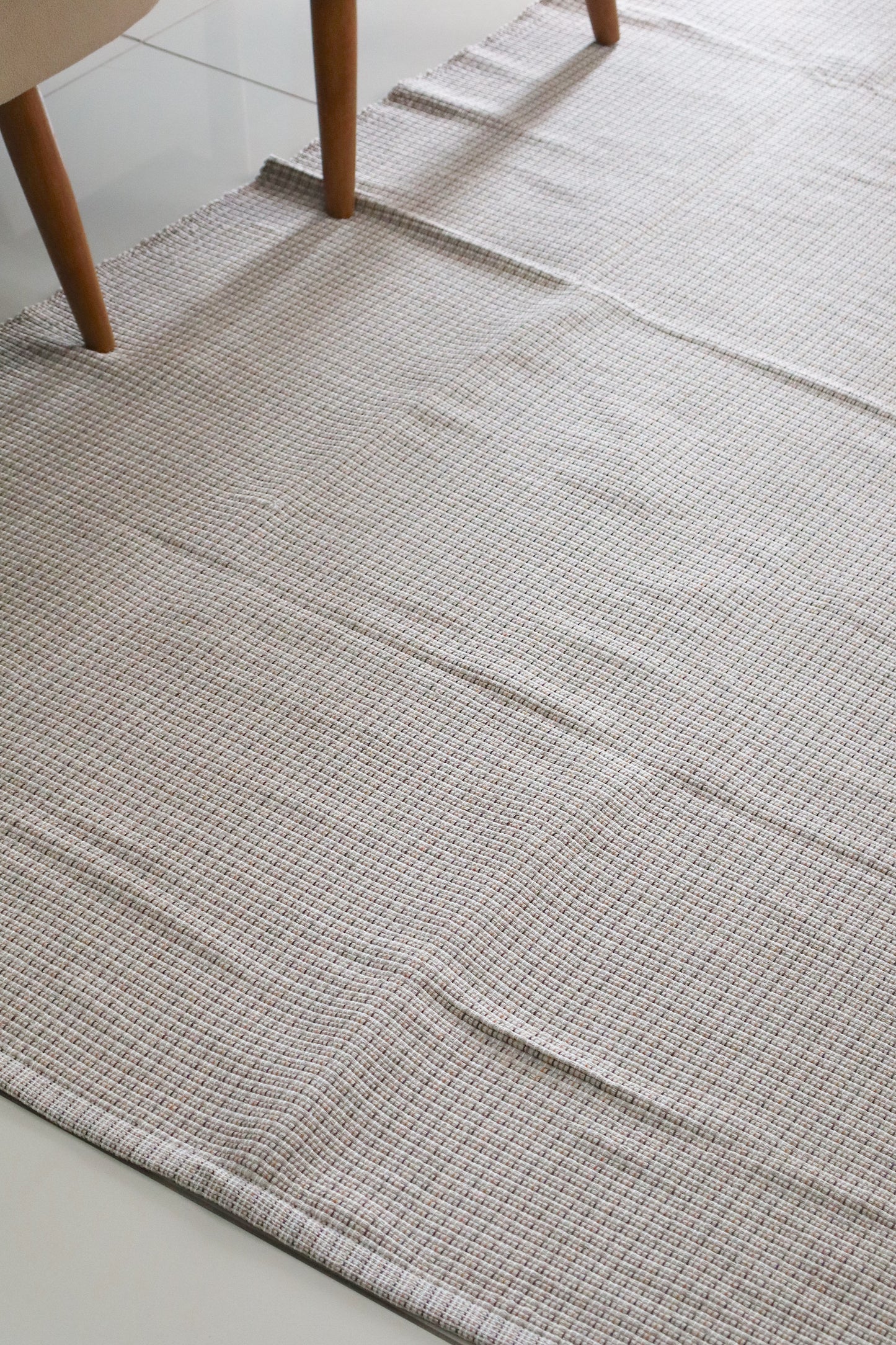 Tapete em Linha Mesclado Bege 1,50x2,00m