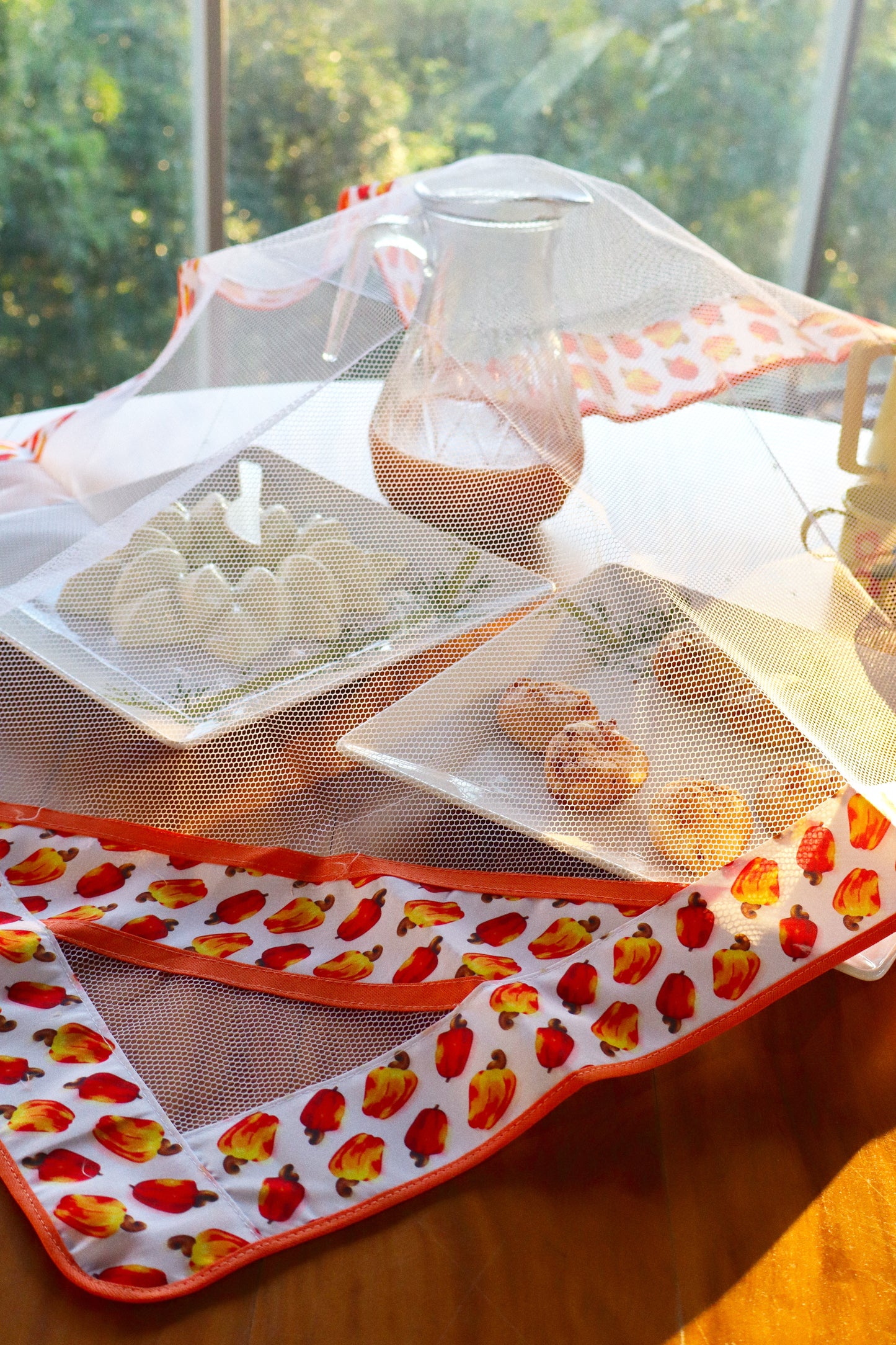 Tule Cobre Alimentos 72x72cm Caju