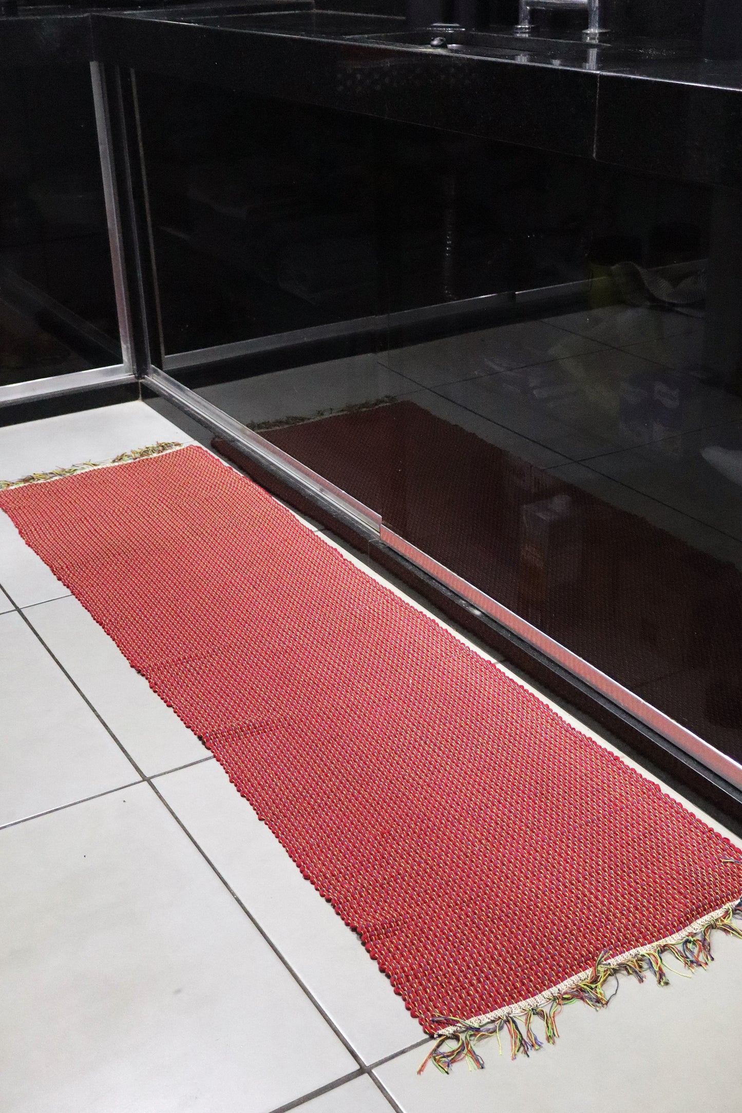Passadeira em Malha Vermelha 2,0m