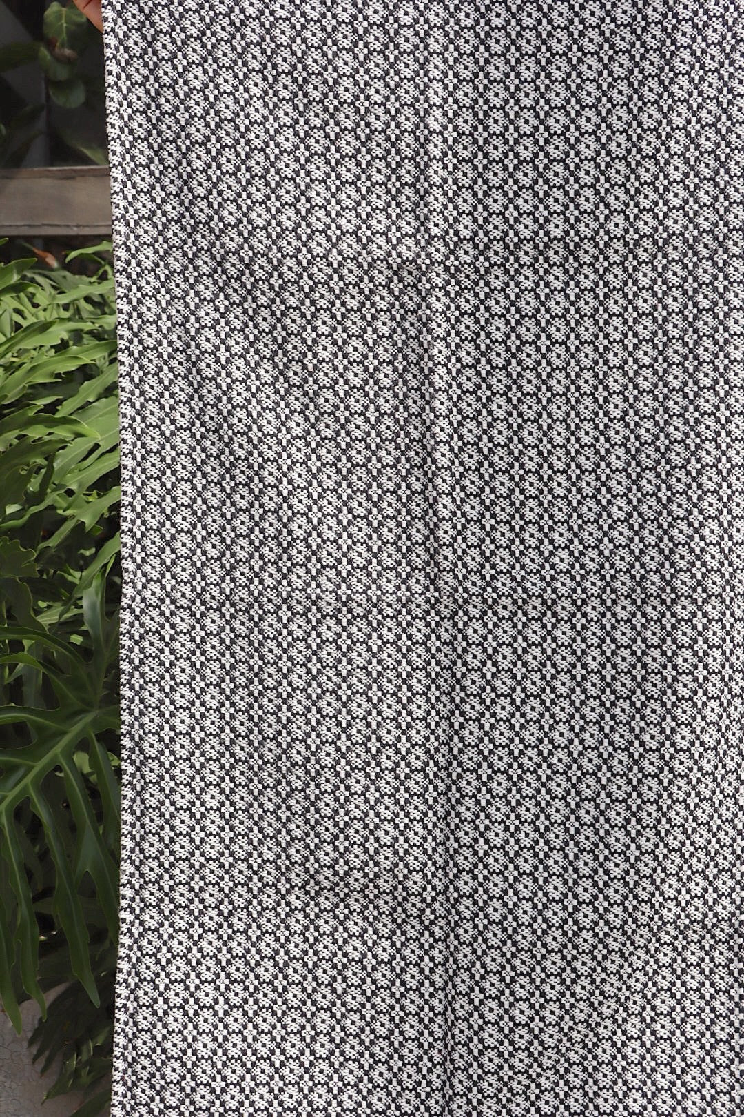 Tapete Médio Algodão Indiano Preto