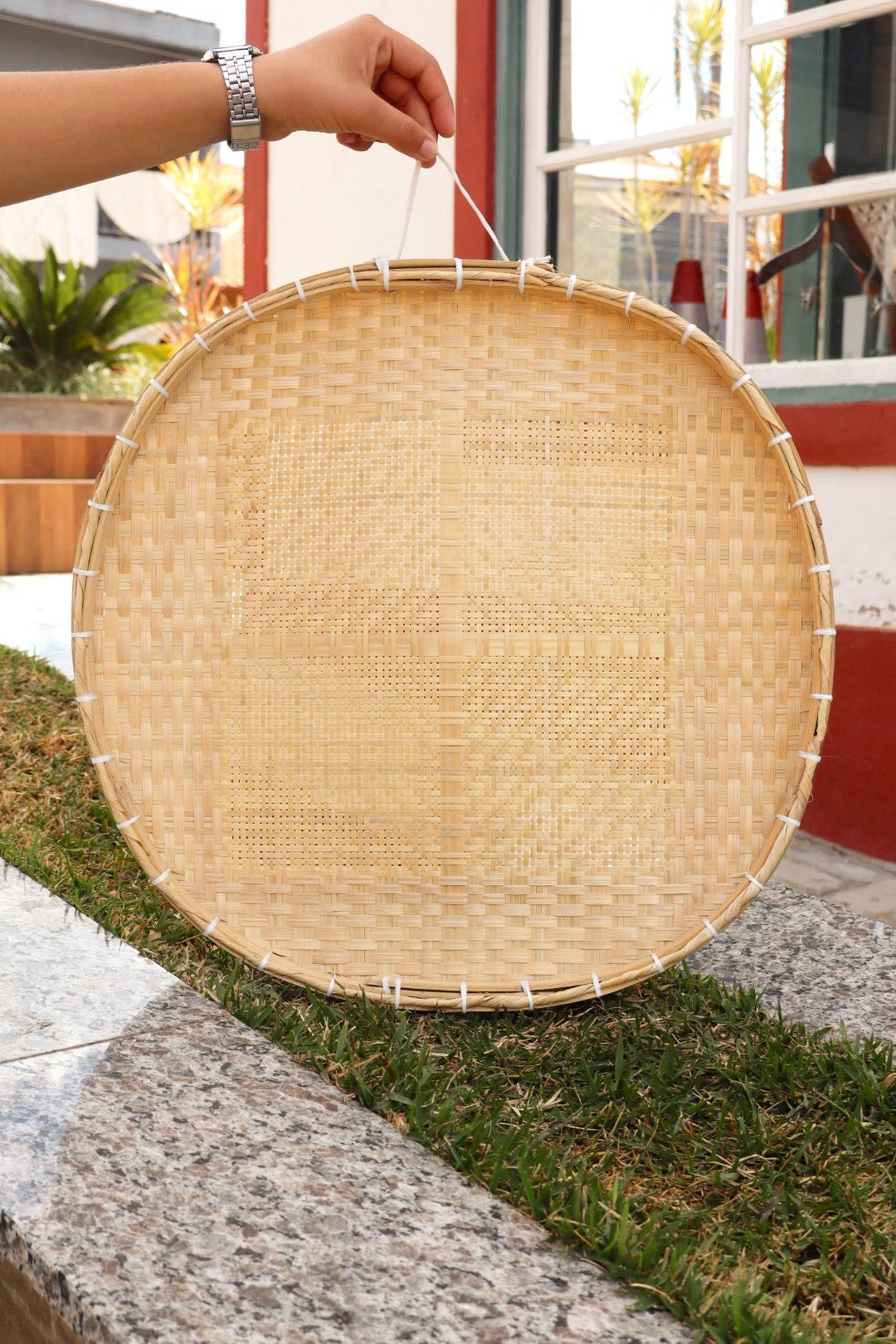 Peneira de Palha Artesanal Mineira Para Decoração