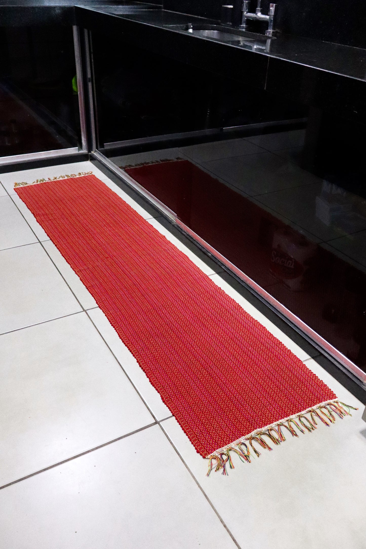 Passadeira em Malha Vermelha 3,0m