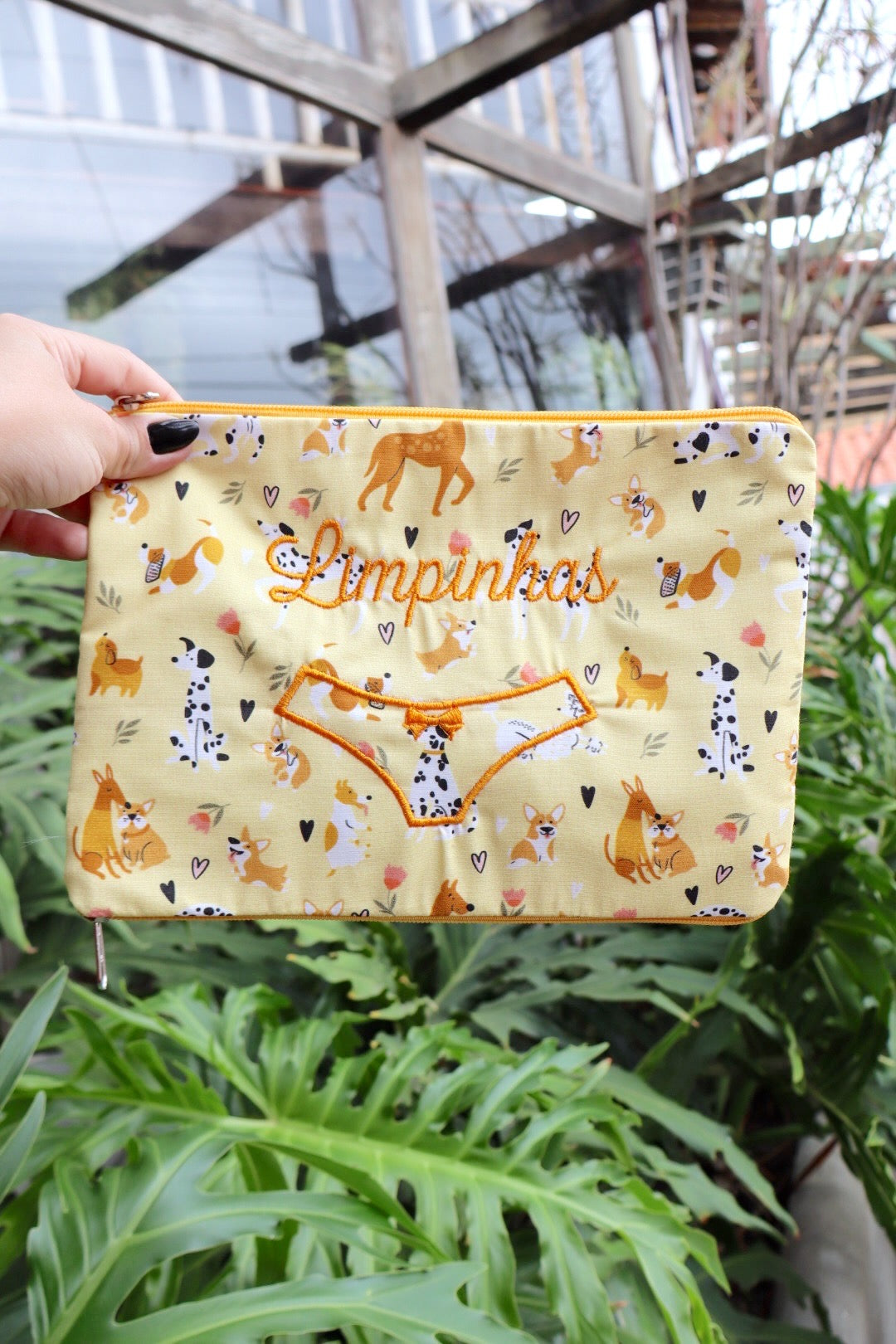 Necessaire Porta Calcinha Limpinha Sujinha P Cachorros