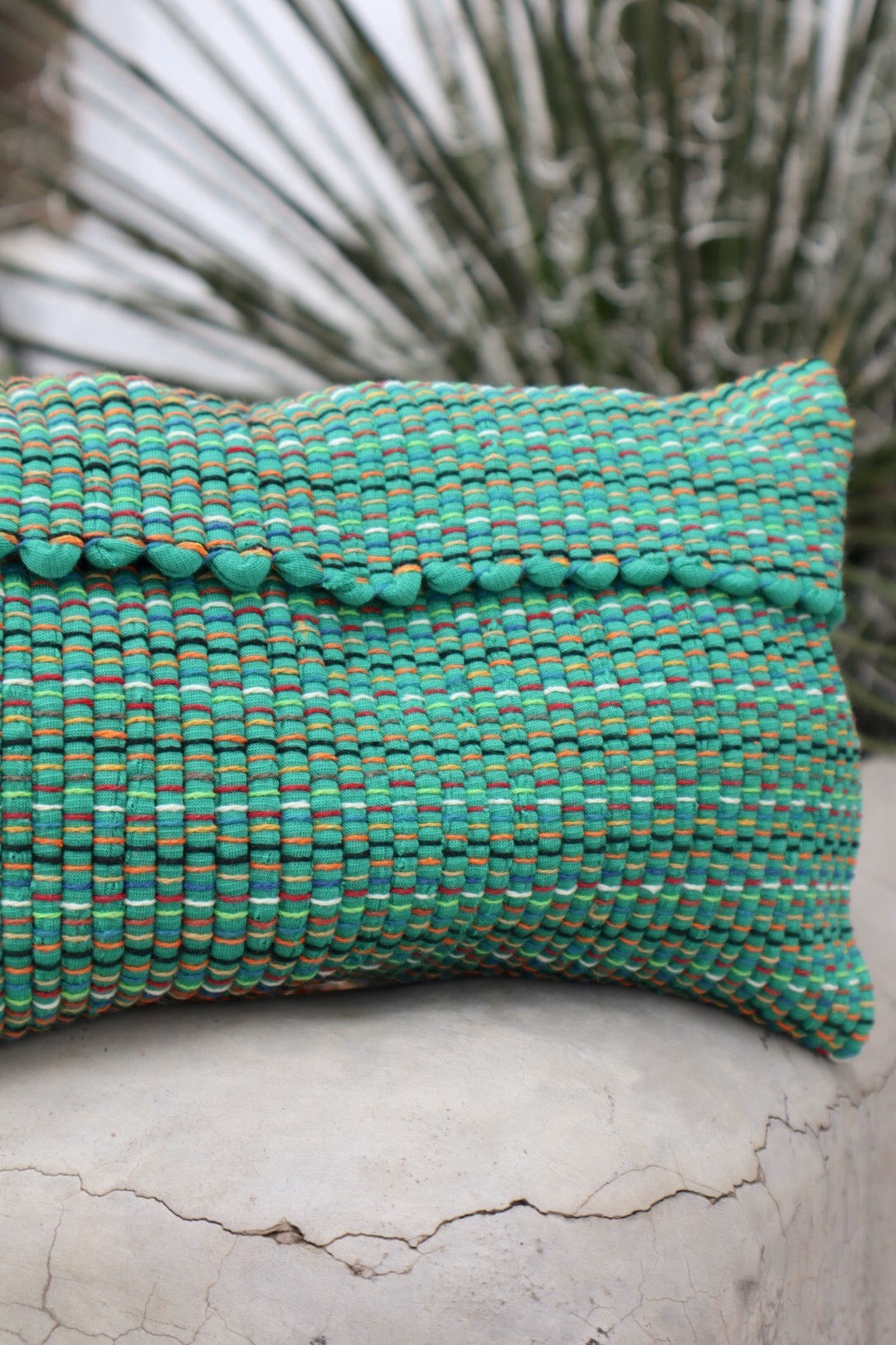 Bolsa Necessaire Malha Tear Verde