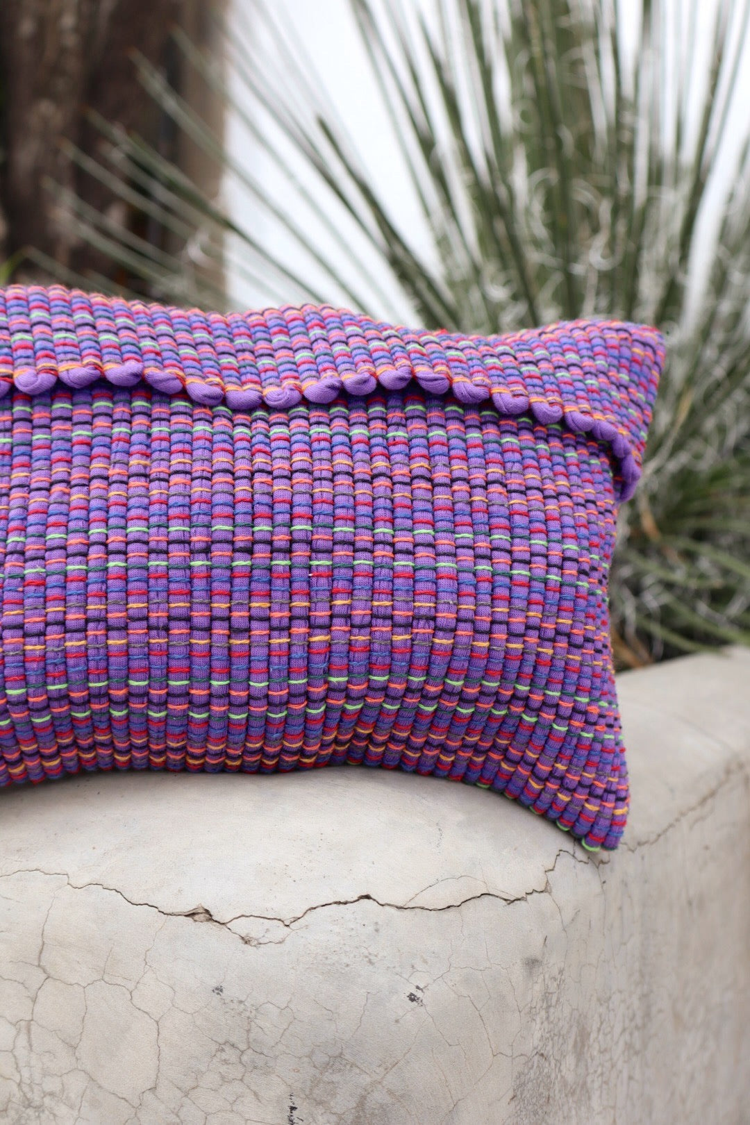 Bolsa Necessaire Malha Tear Roxa