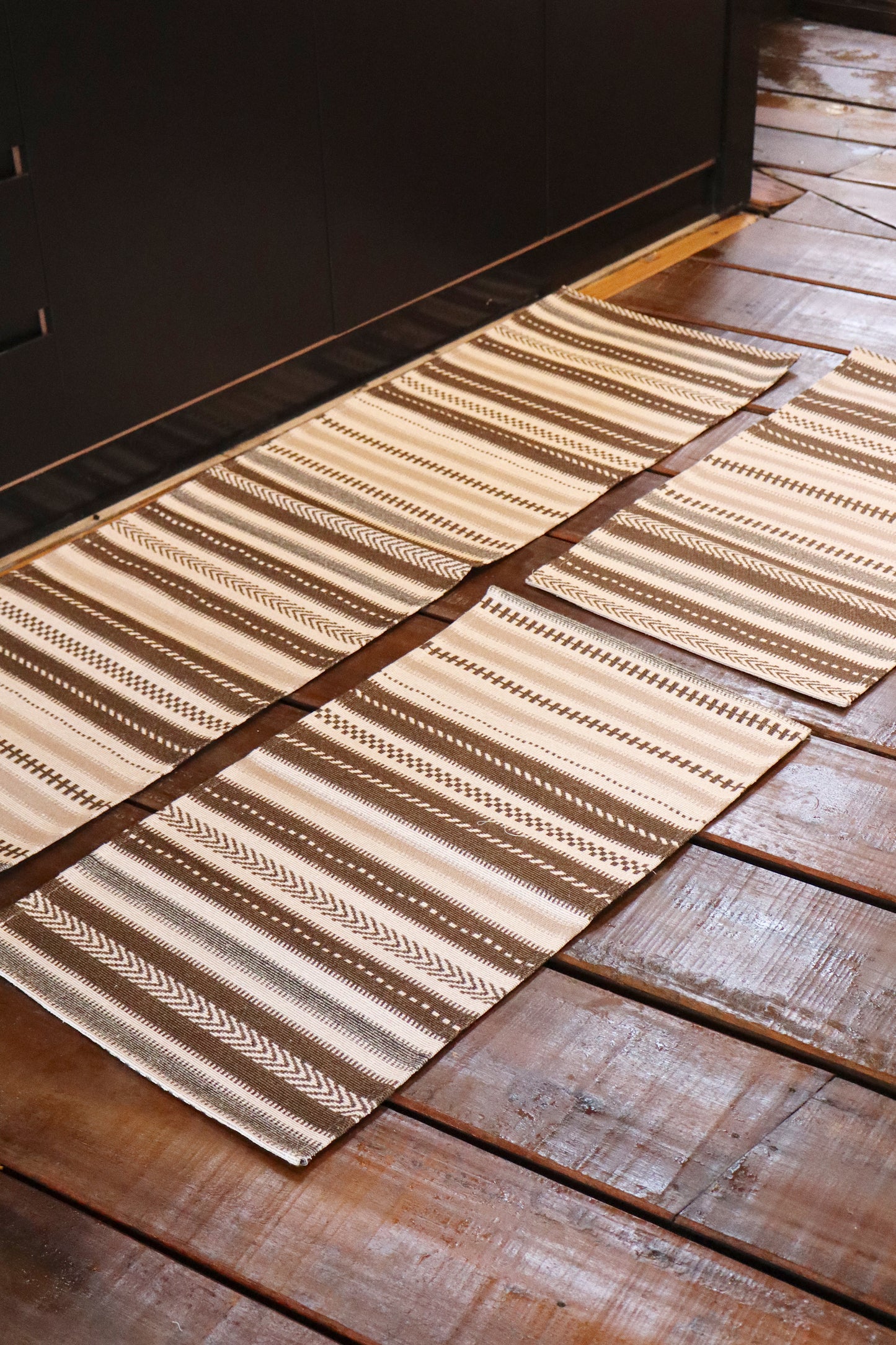 Jogo de Passadeira Emborrachado Verona Marrom