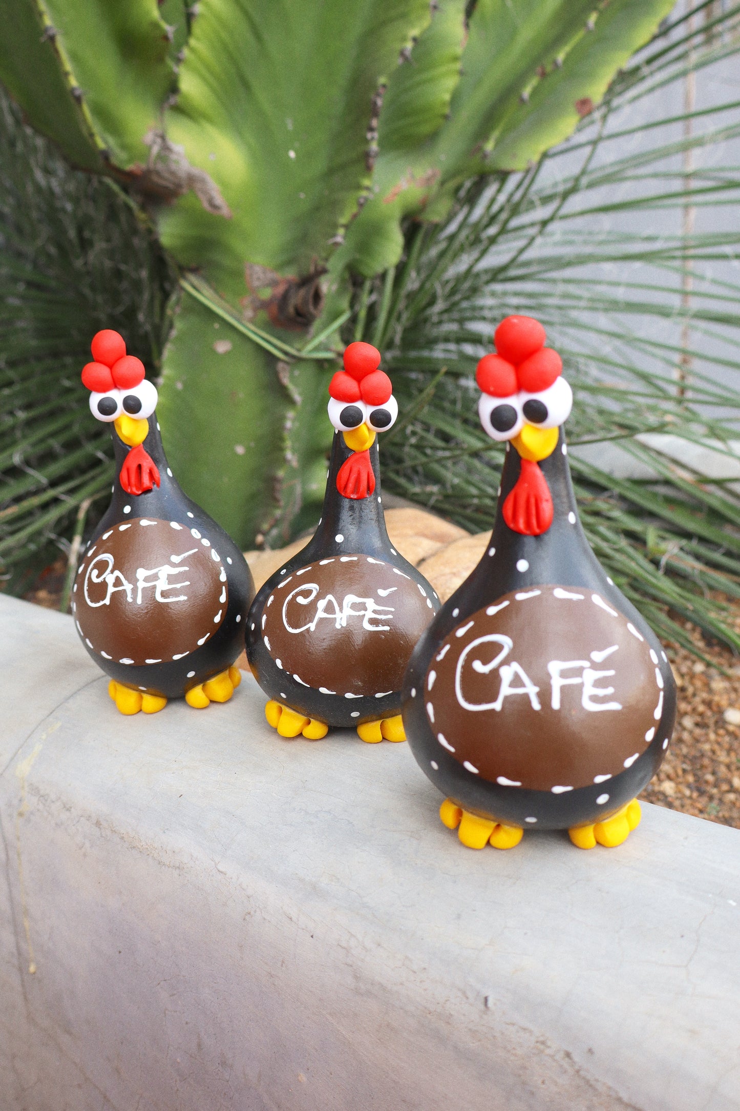 Trio Galinha em Cabaça Café