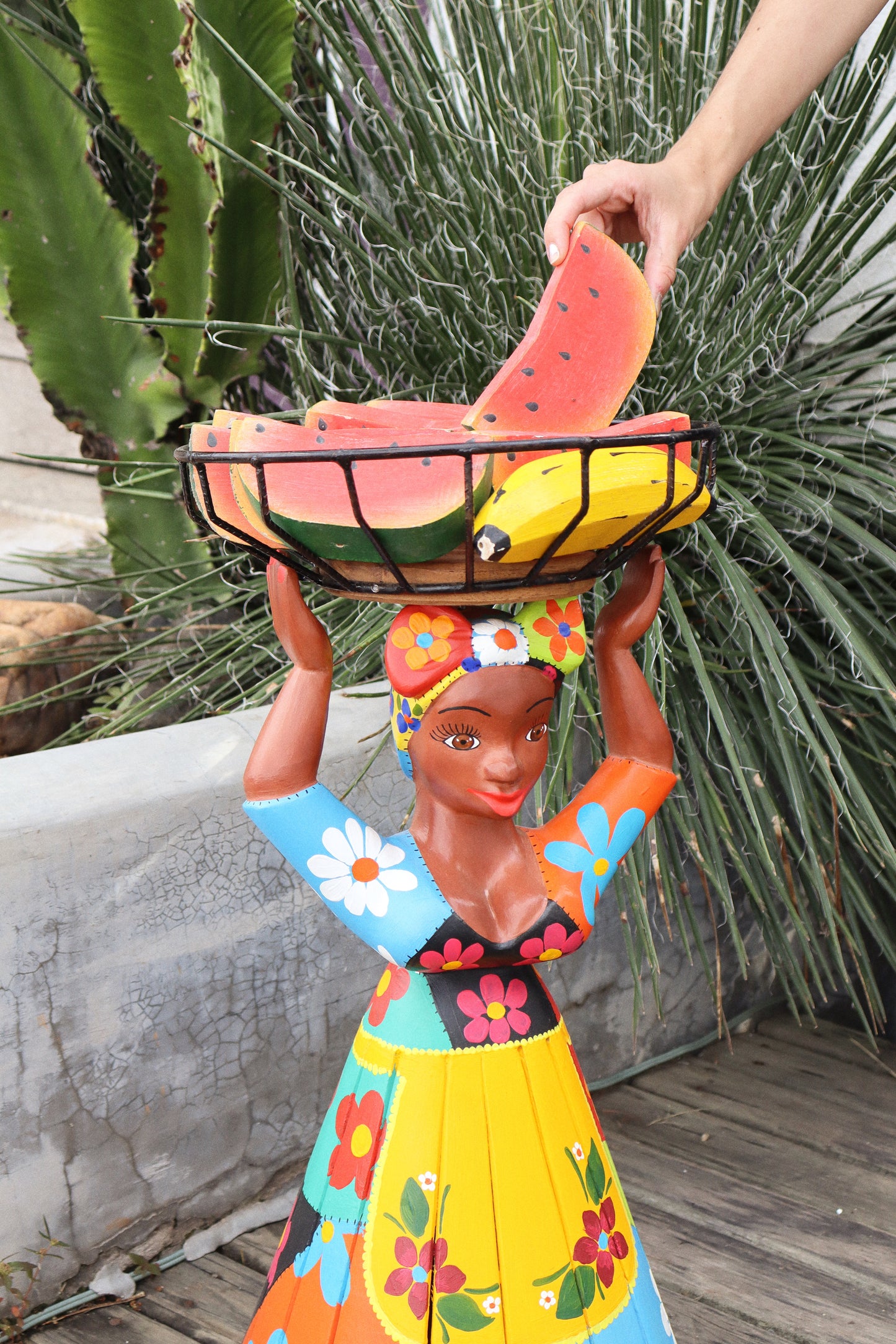 Fruteira Baiana Boneca Amarela