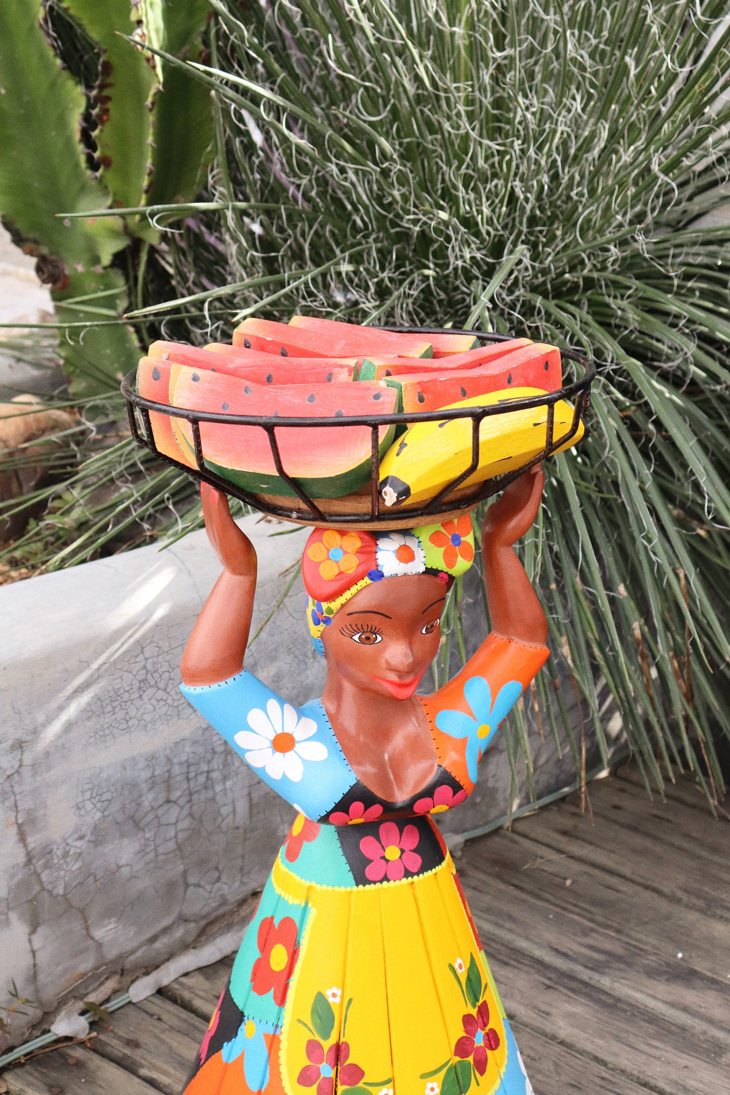 Fruteira Baiana Boneca Amarela