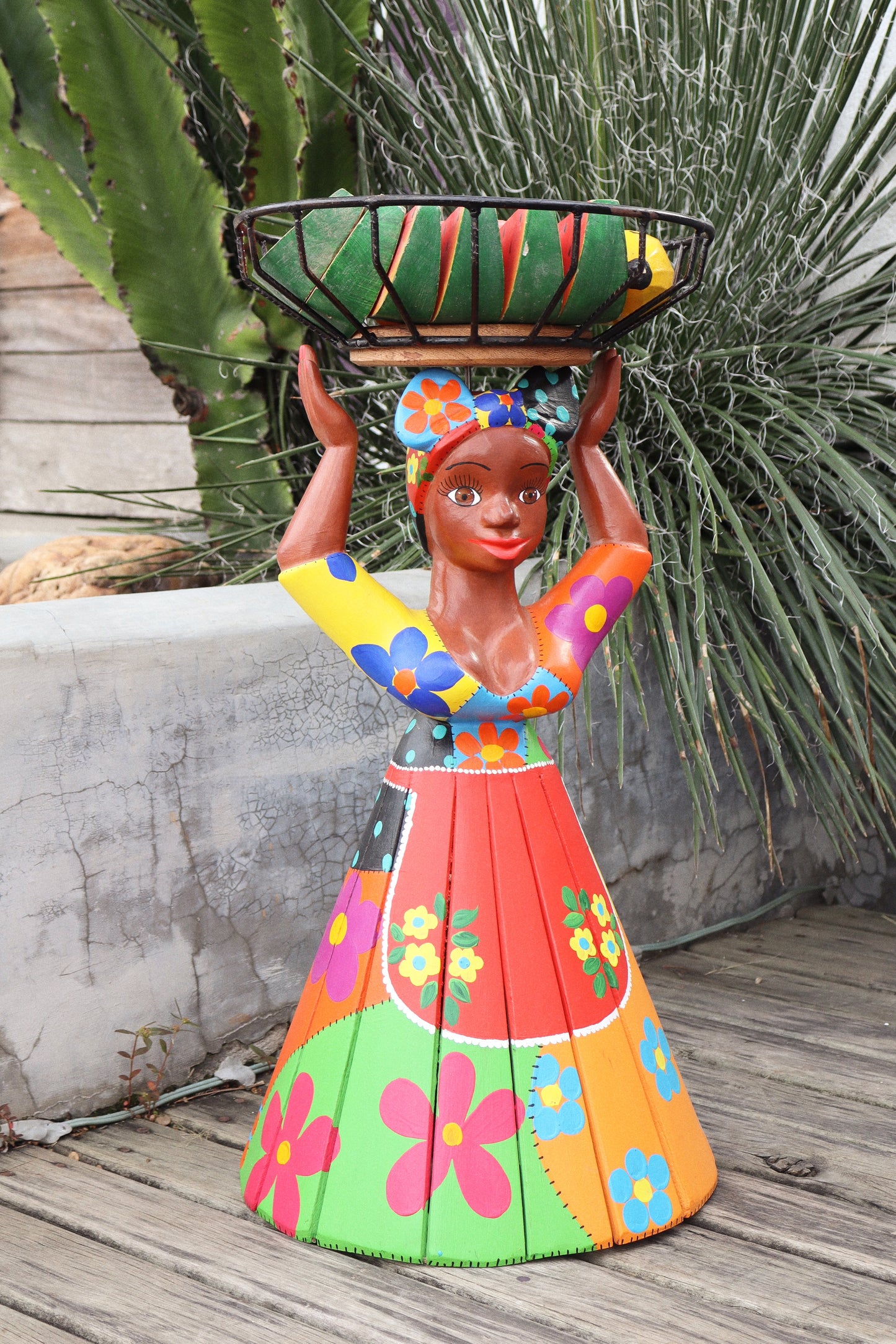 Fruteira Baiana Boneca Vermelha