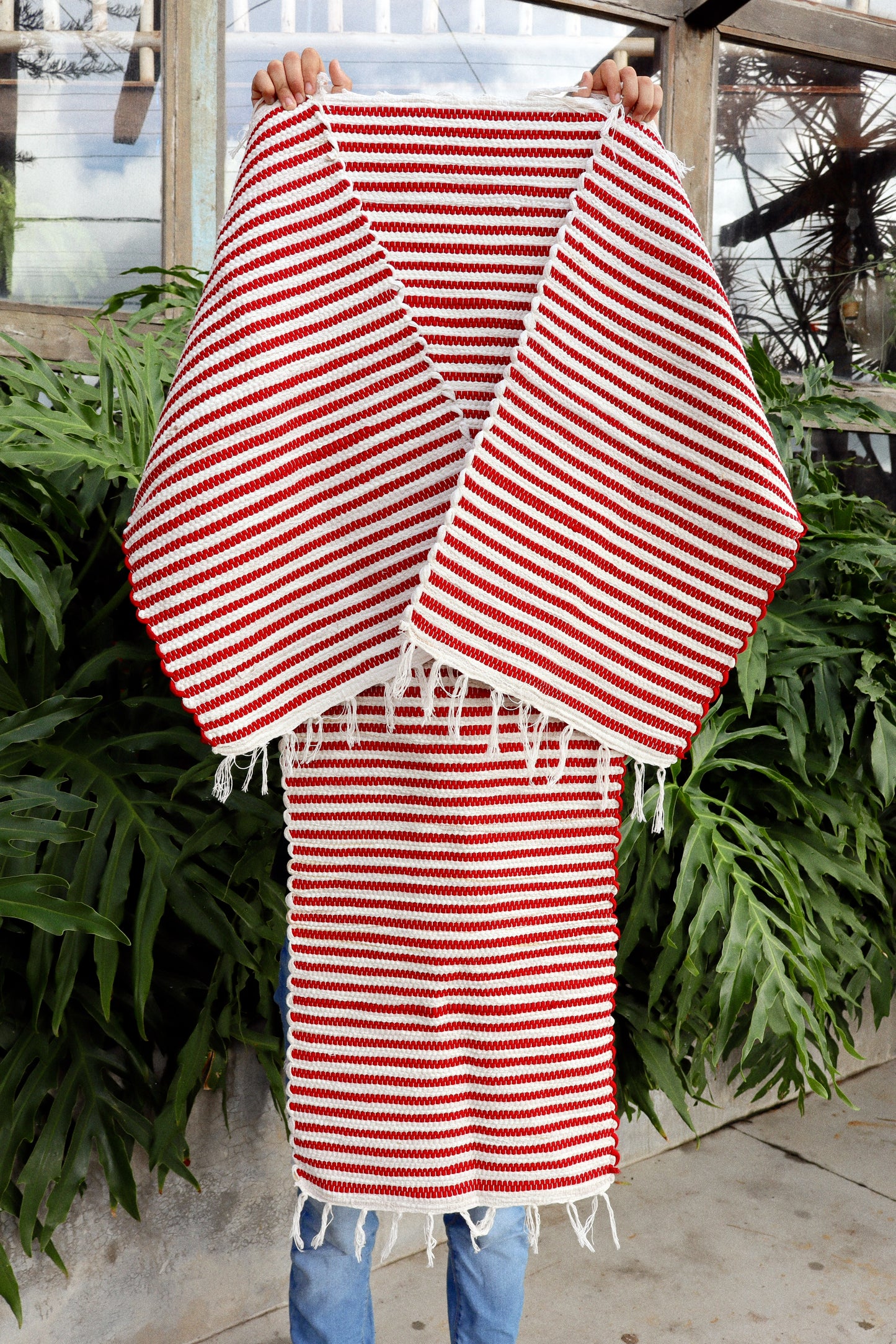 Jogo de Passadeira com 3 Peças Zebrinha Mini Vermelho e Branco