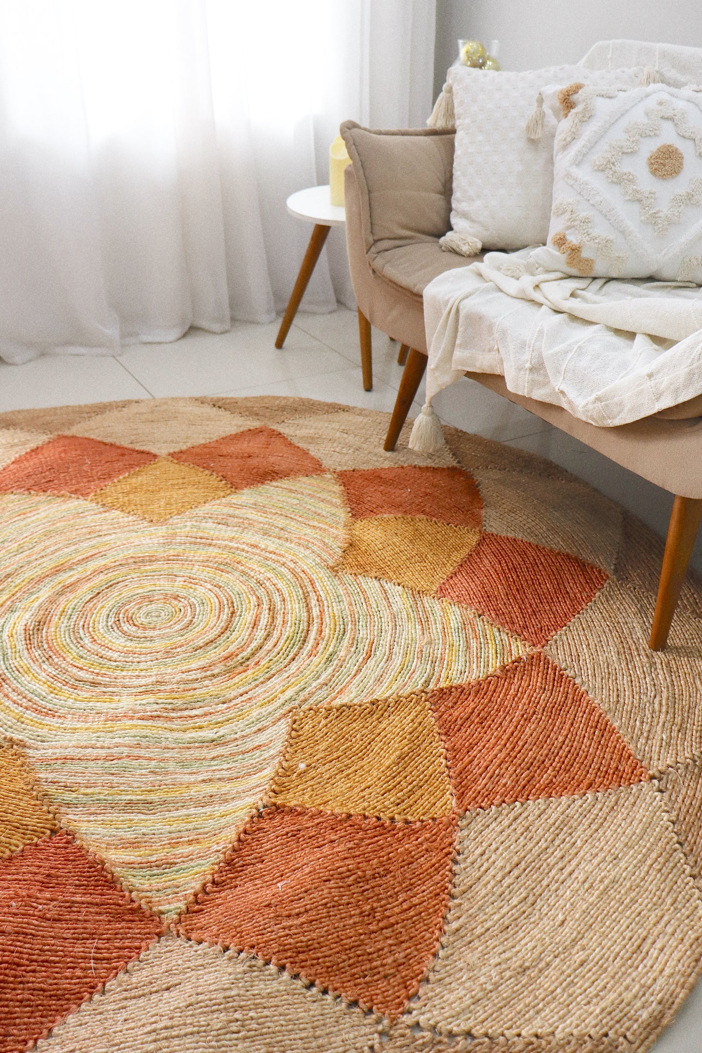 Tapete Sisal Redondo 2,0m EST008