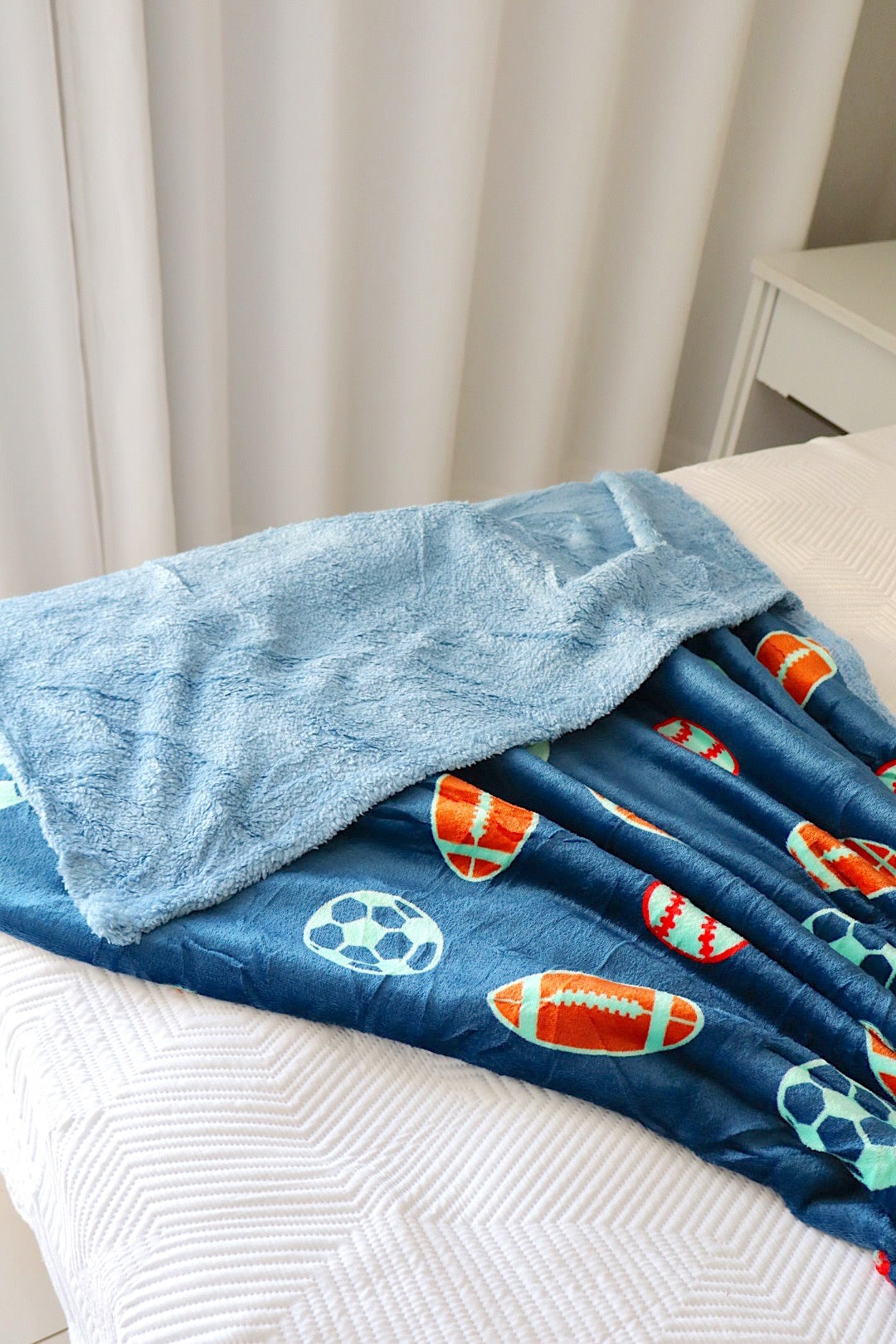 Manta Microfibra Sherpa Pelo Carneiro Esportes