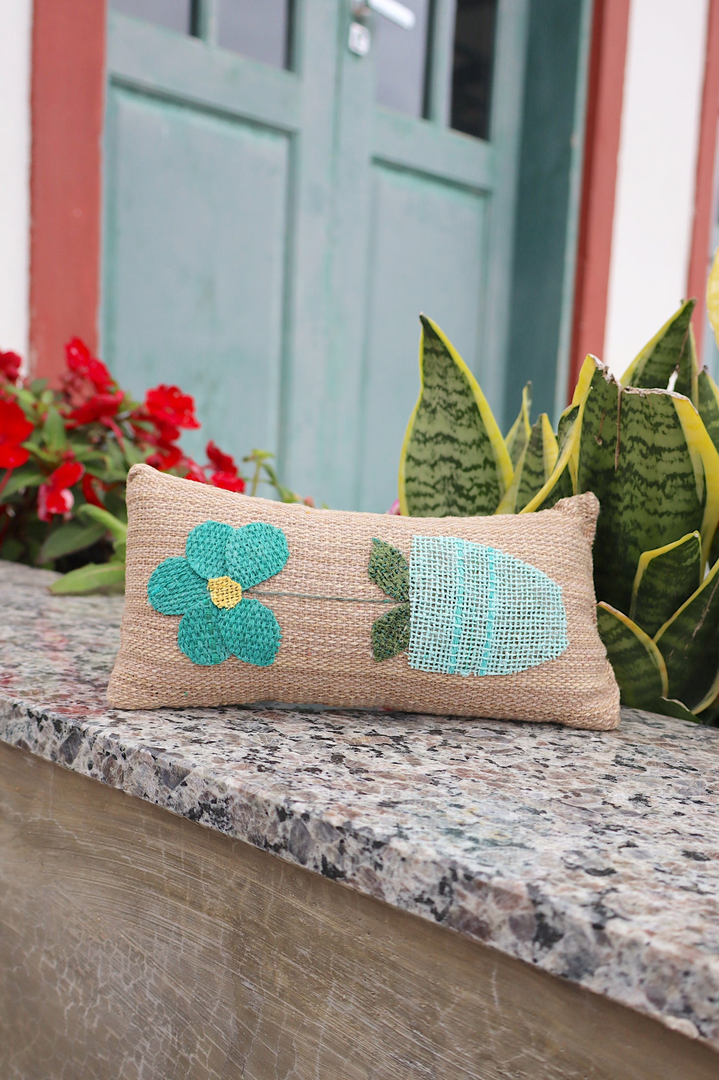 Peso de Porta Algodão Engomado Café com Leite