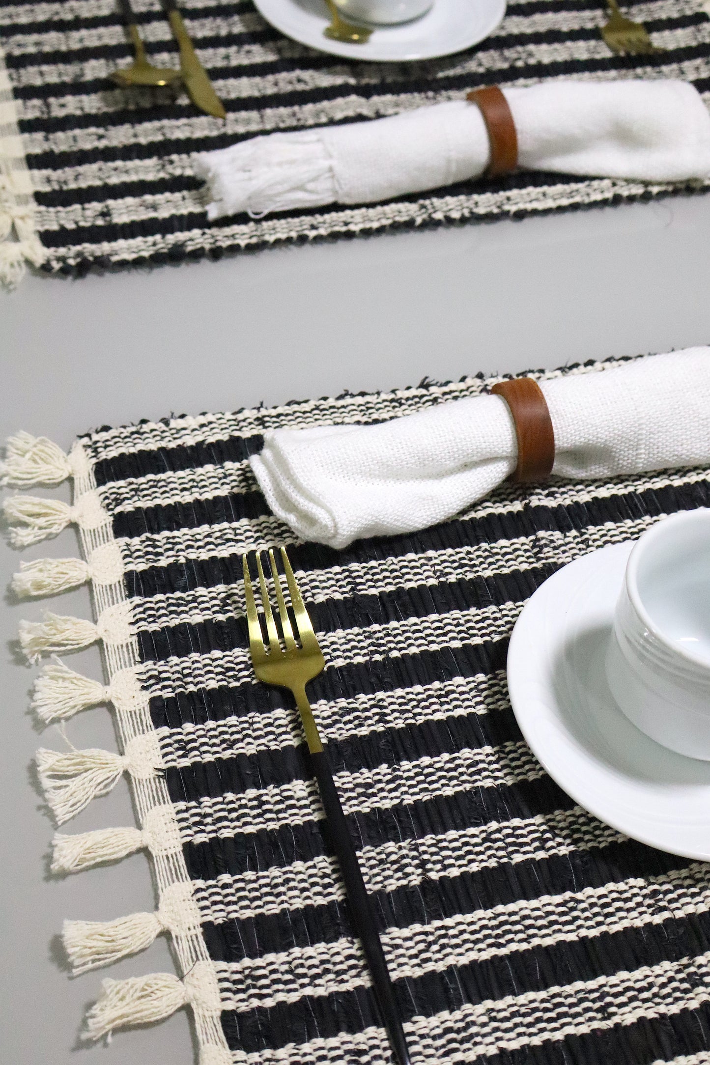 Lugar Americano Malha Seca Preto