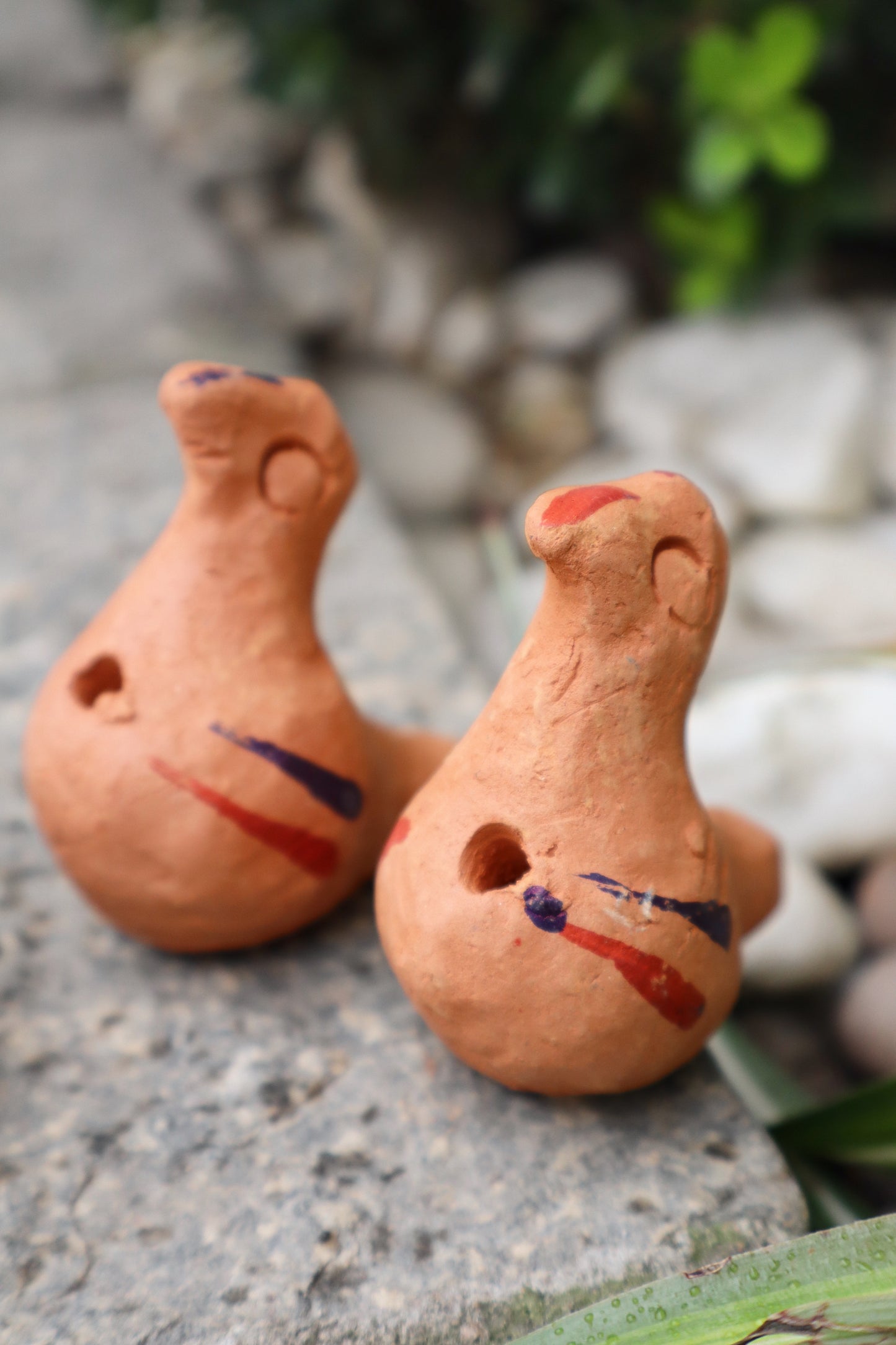 Apito Pássaro em Barro