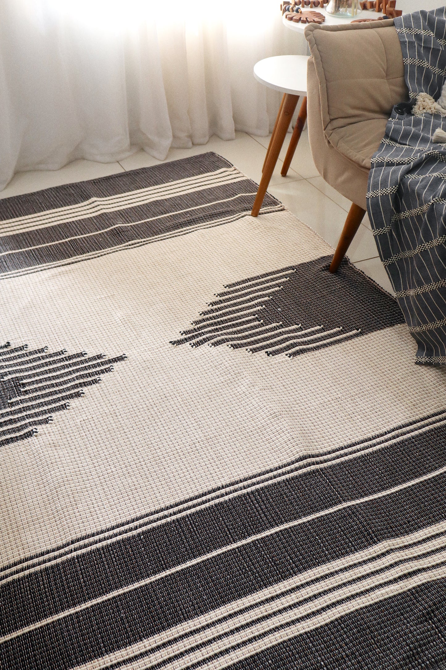 Tapete Linha Bico "X" Preto 1,50x2,00m