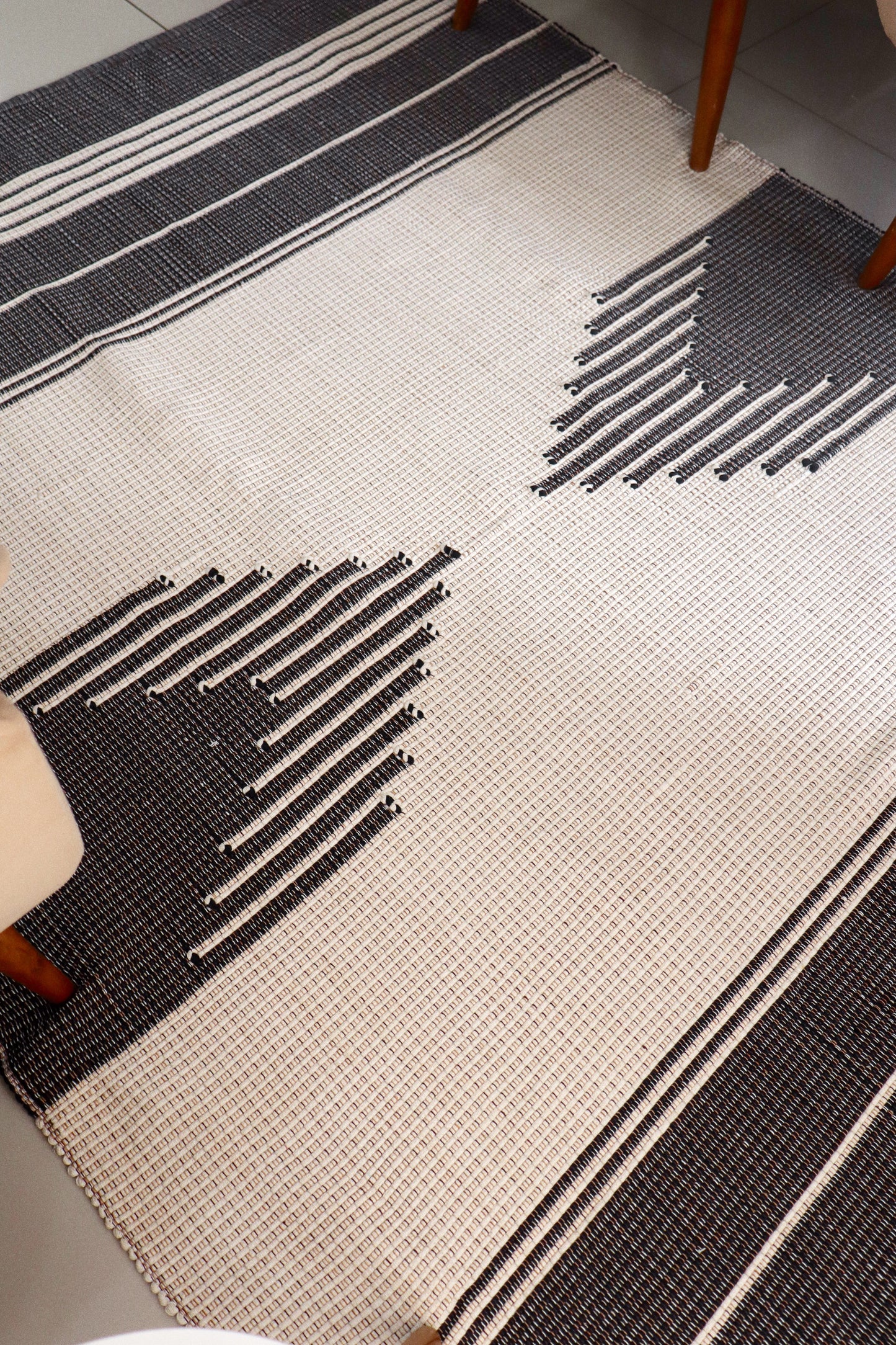 Tapete Linha Bico "X" Preto 1,50x2,00m