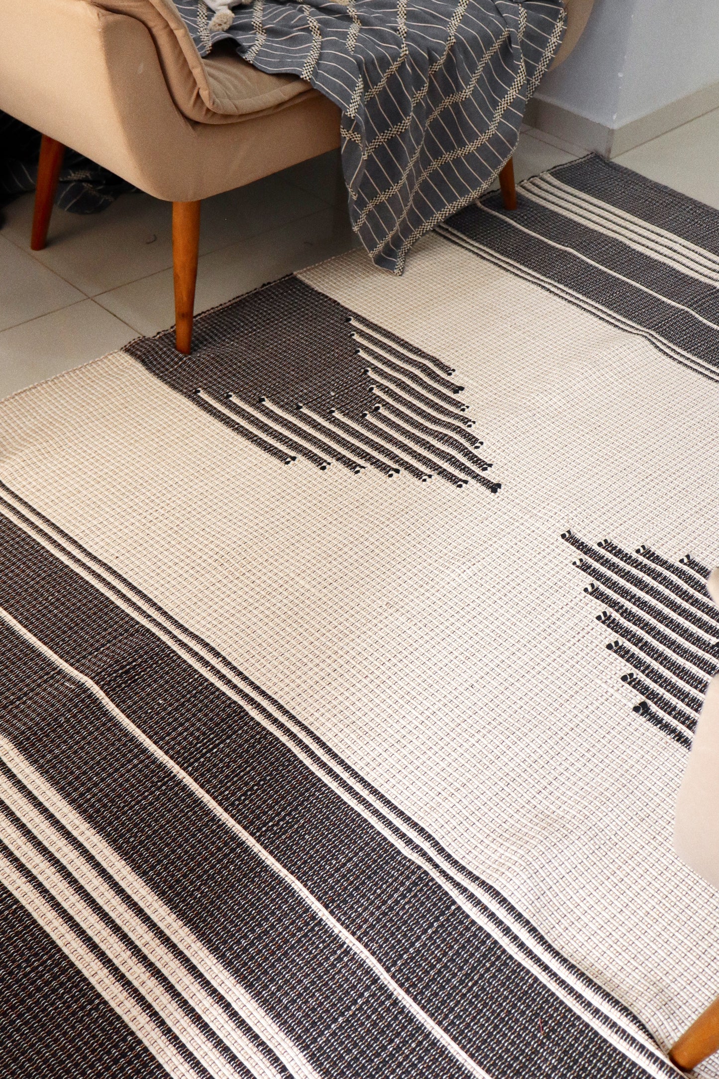 Tapete Linha Bico "X" Preto 1,50x2,00m