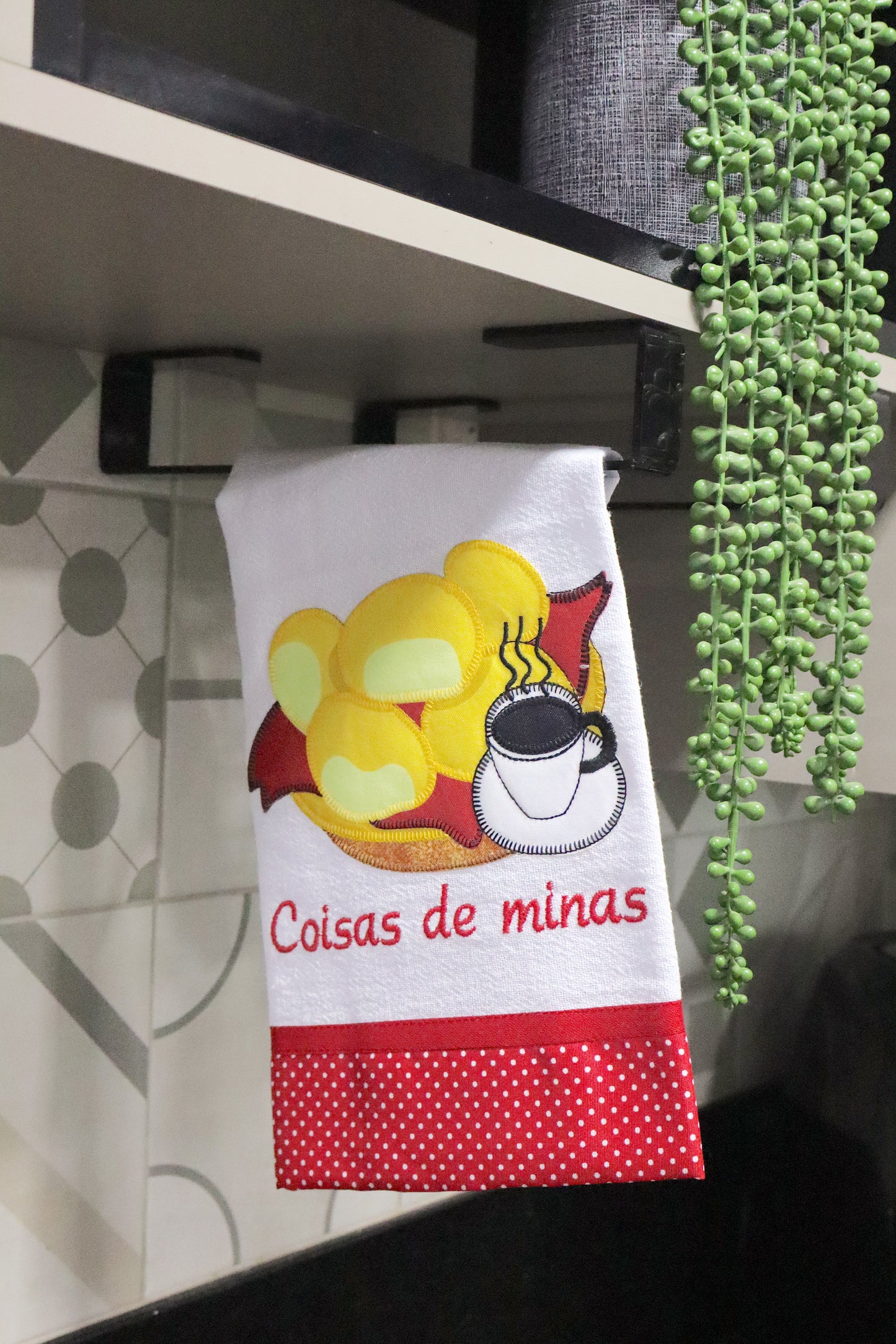 Pano de Prato Coisas de Minas Cafezin