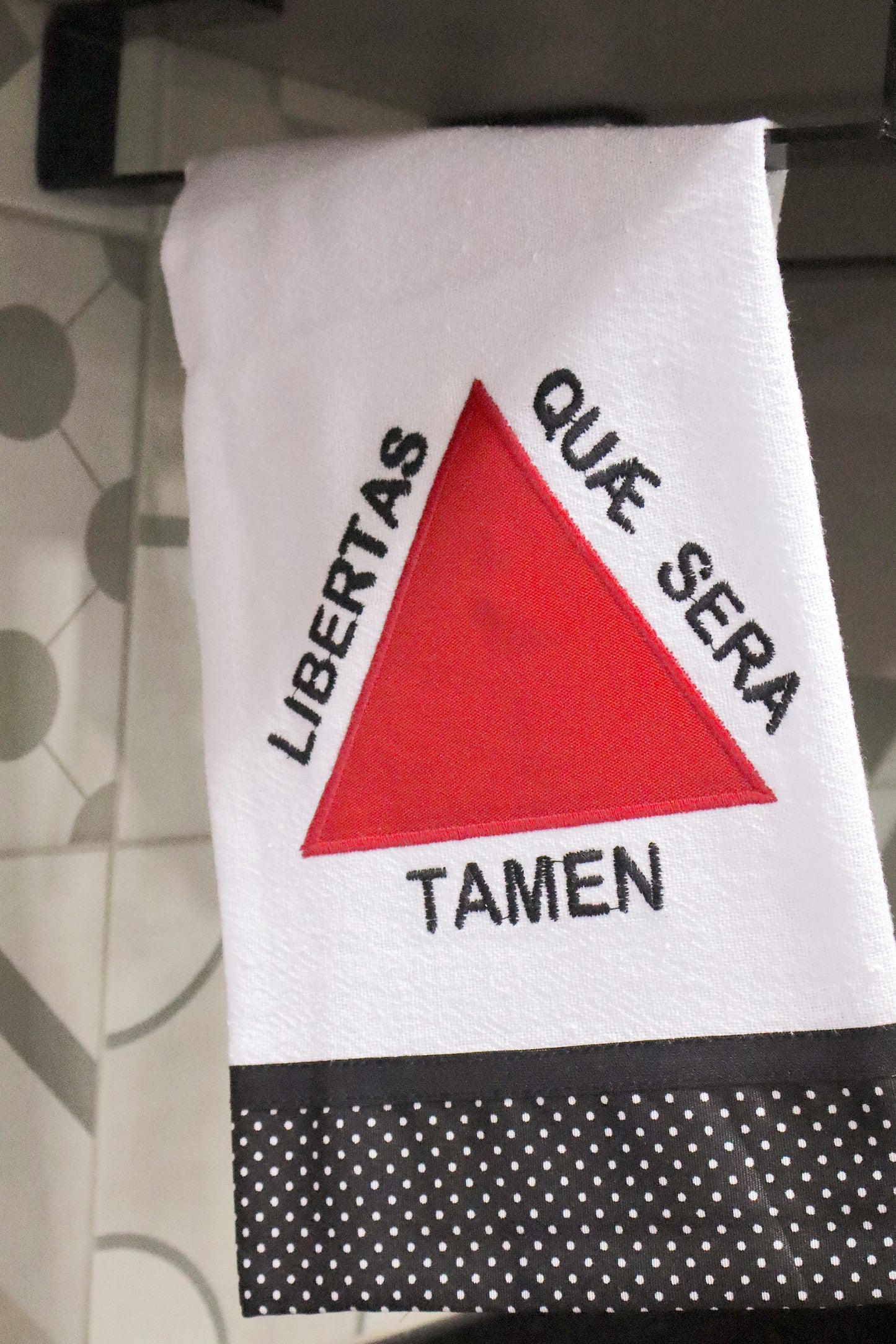 Pano de Prato Bandeira Minas Gerais Barra Preta